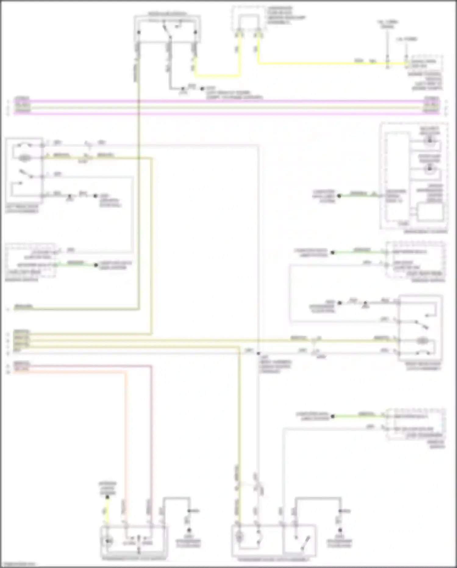 Wiring diagram network serial data 12 for Chevrolet Cruze II (2015-2024) (2 of 4)