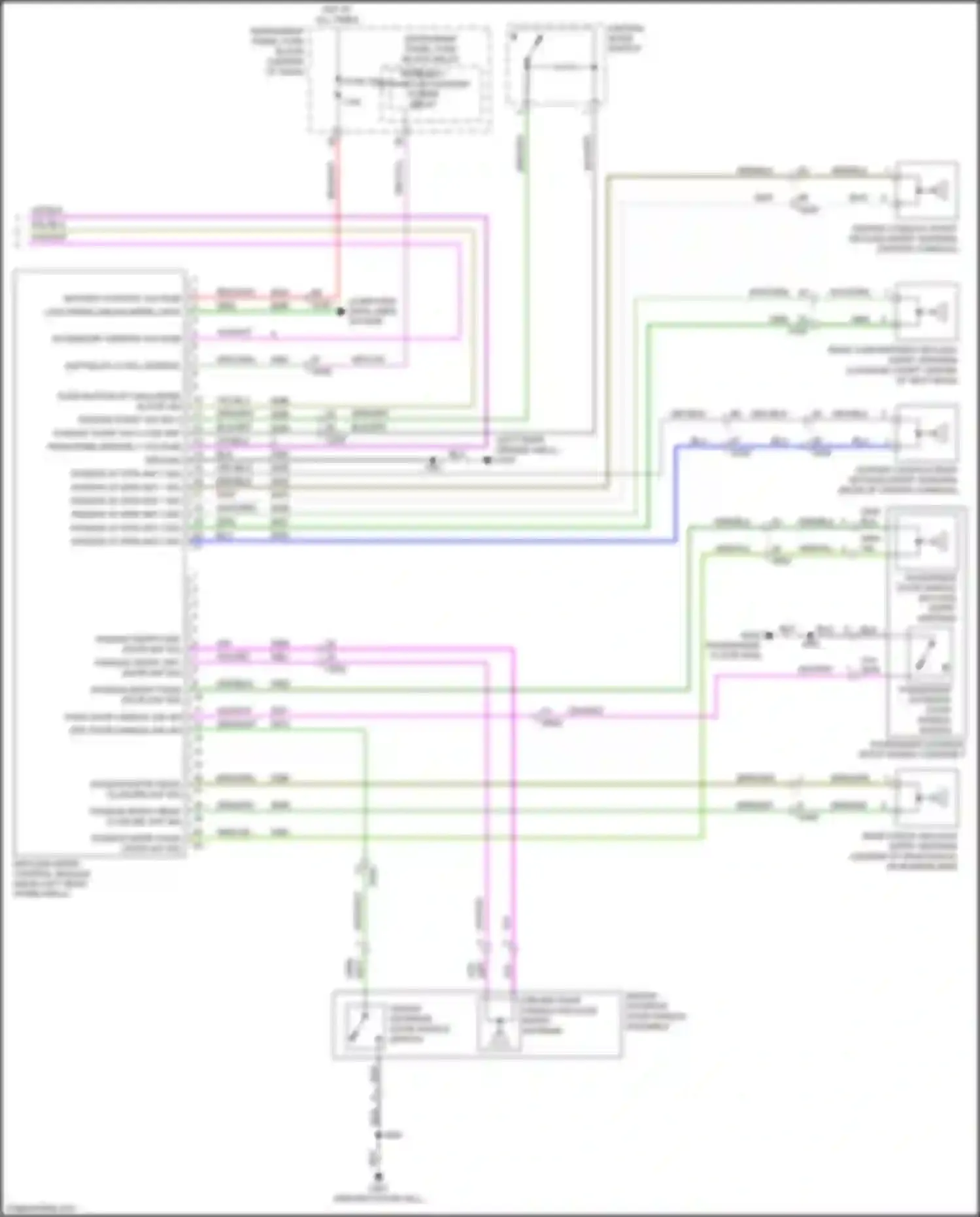 Wiring diagram passive st intr ant 3 sig lo for Chevrolet Cruze II (2015-2024) (1 of 2)