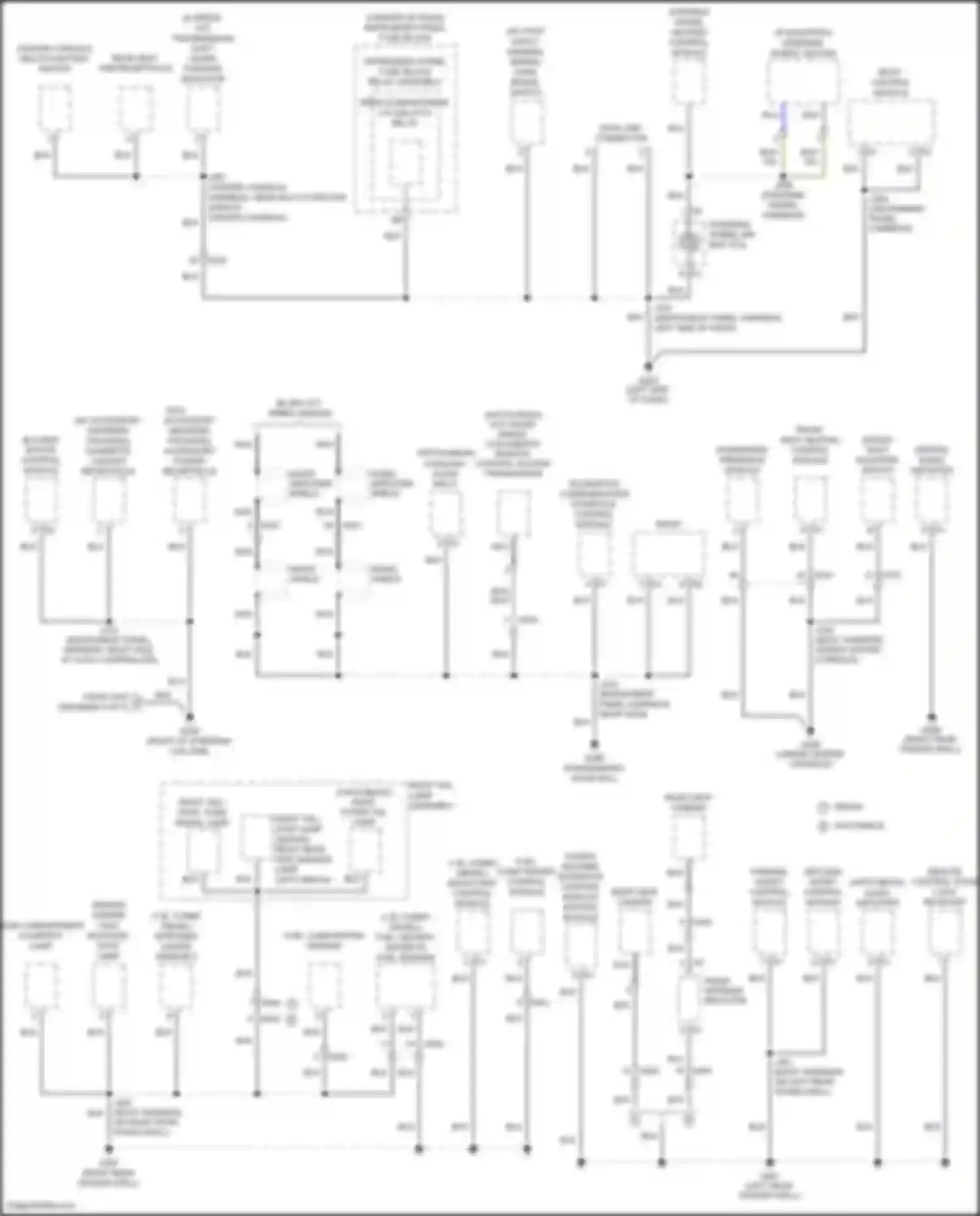 Wiring diagram rear compartment lid unlatch relay for Chevrolet Cruze II (2015-2024) (2 of 4)