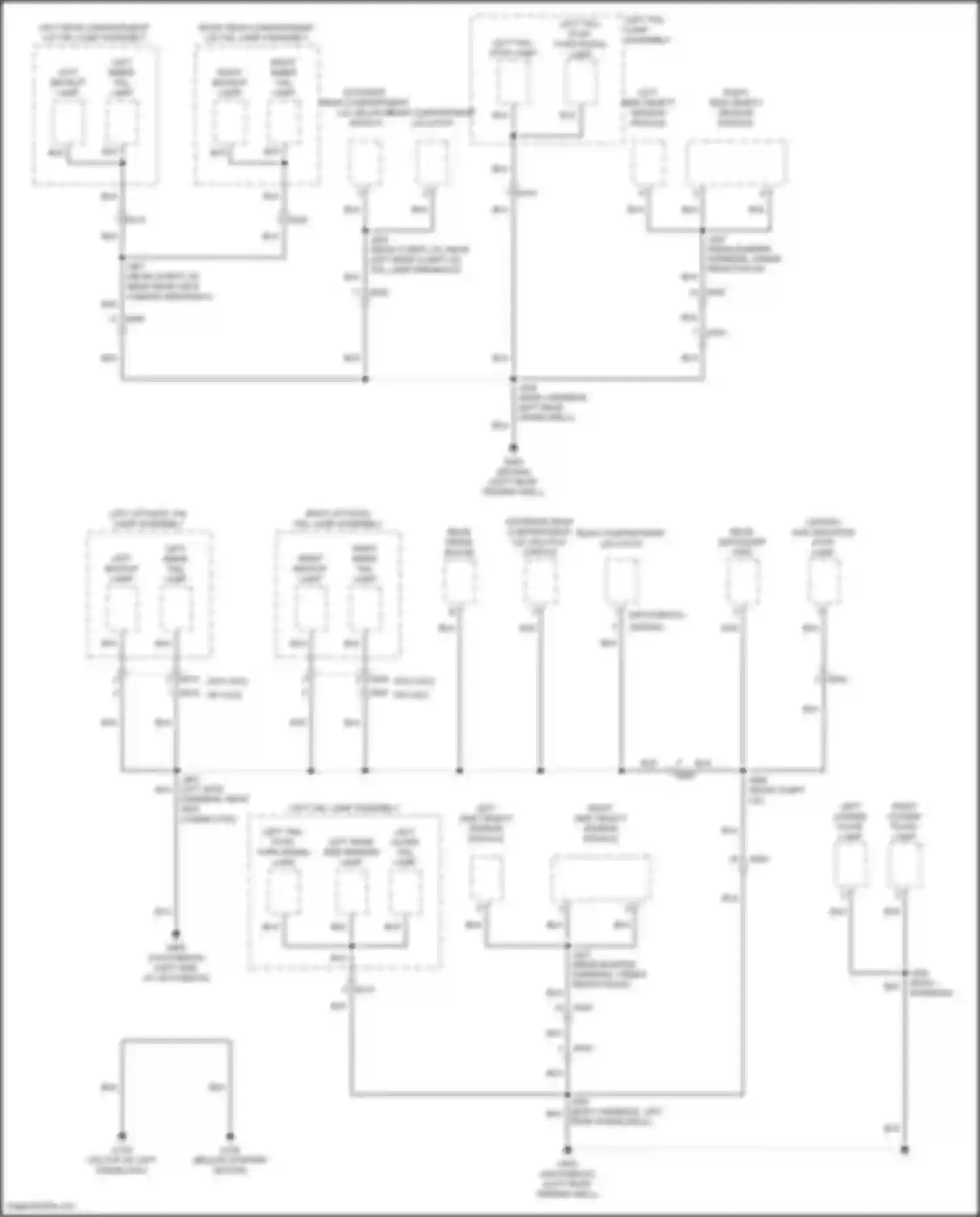 Wiring diagram rear defogger grid for Chevrolet Cruze II (2015-2024) (2 of 2)