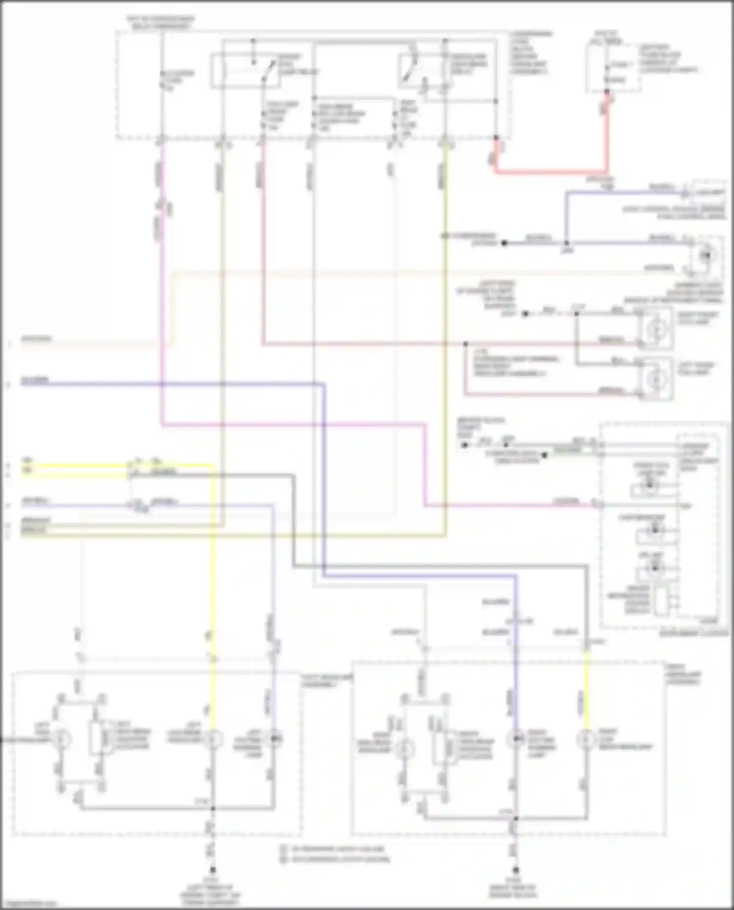 Wiring diagram right low beam headlamp for Chevrolet Cruze II (2015-2024) (2 of 2)