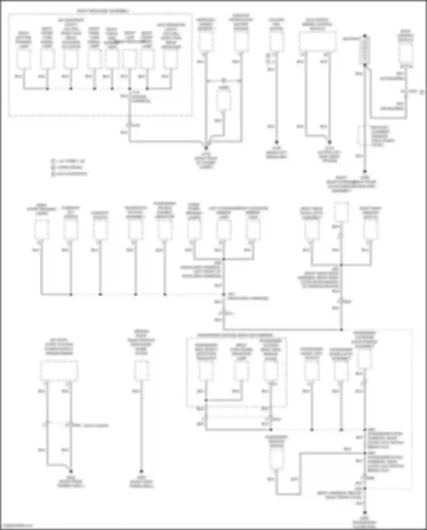 Wiring diagram right rear window defogger noise filter for Chevrolet Cruze II (2015-2024) (2 of 2)