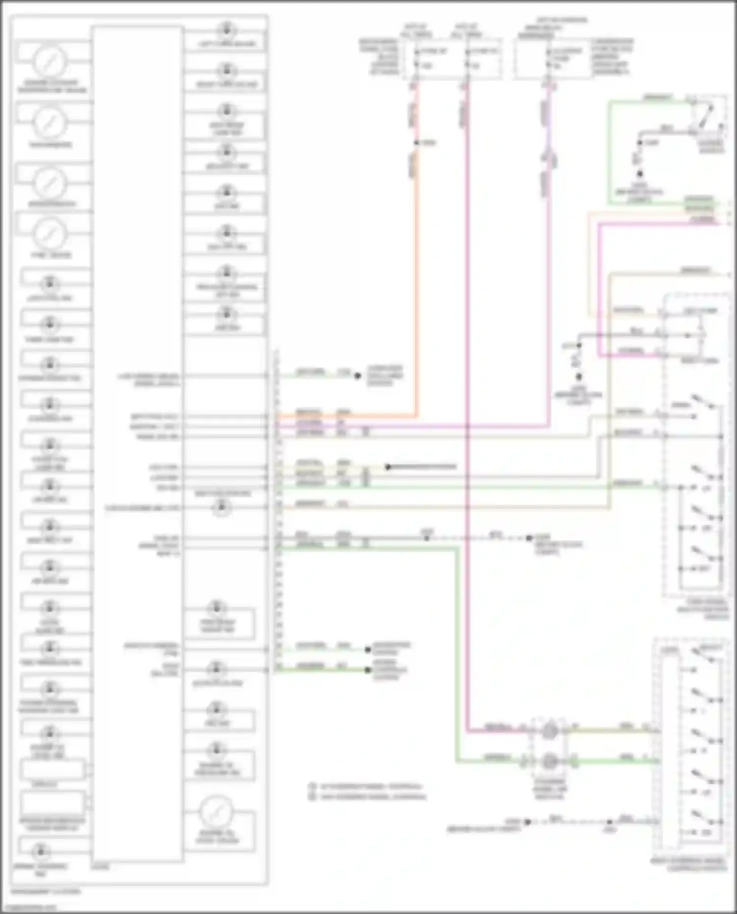 Wiring diagram security ind for Chevrolet Cruze II (2015-2024) (2 of 3)