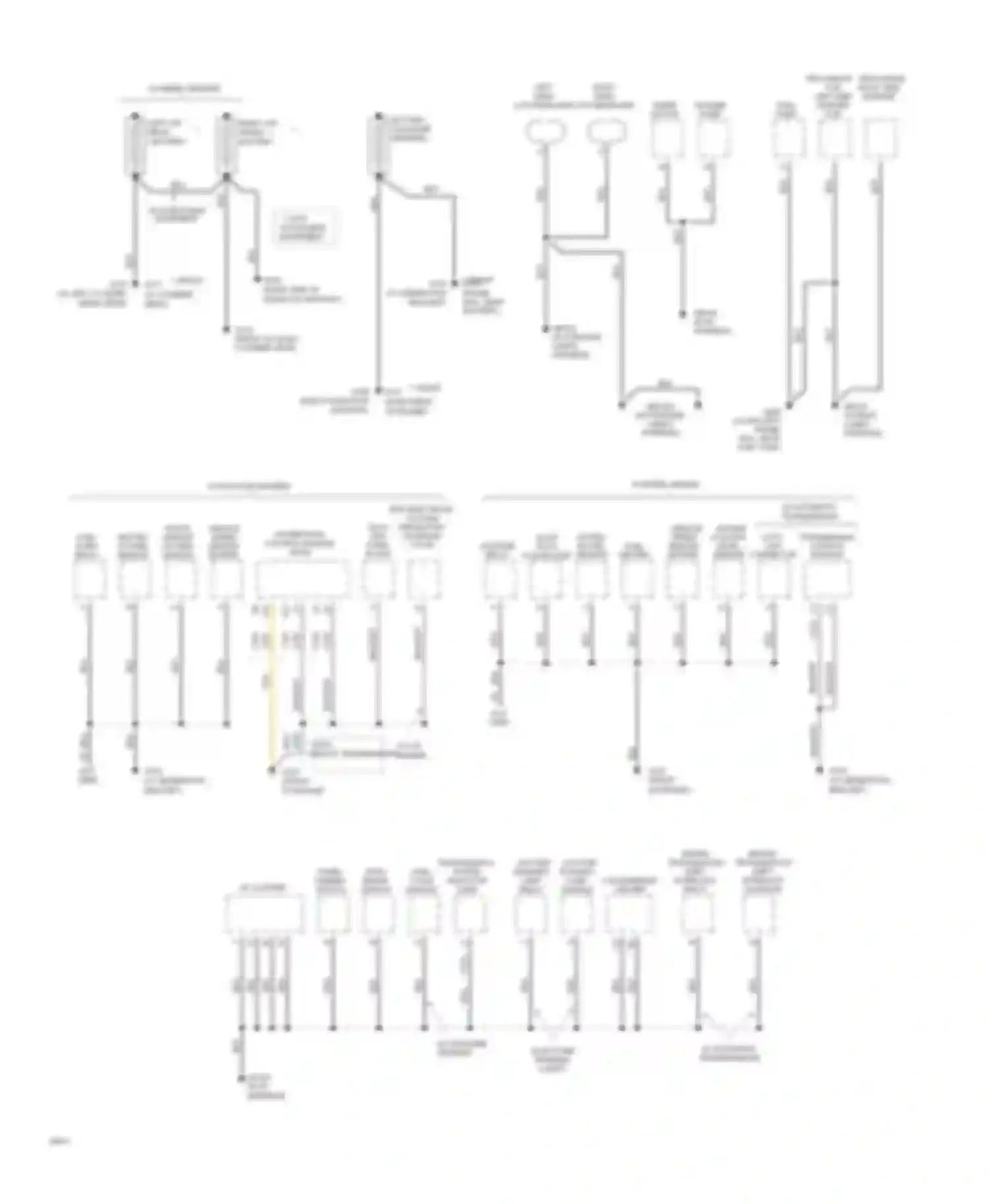 Cutaway G30 Chevrolet  (1985-1994): Ground distribution circuit, commercial chassis