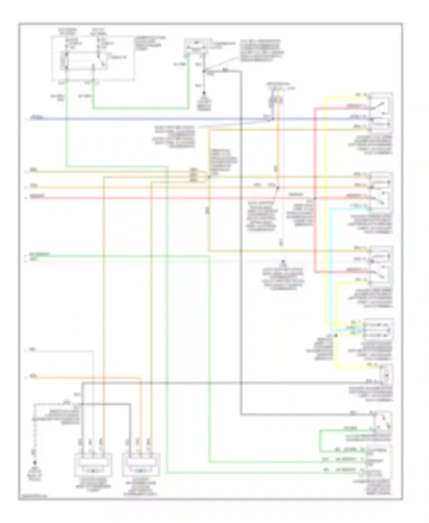 Cutaway G3500 Chevrolet  (1997-2012): Manual a/c circuit, passenger van (2 of 2)