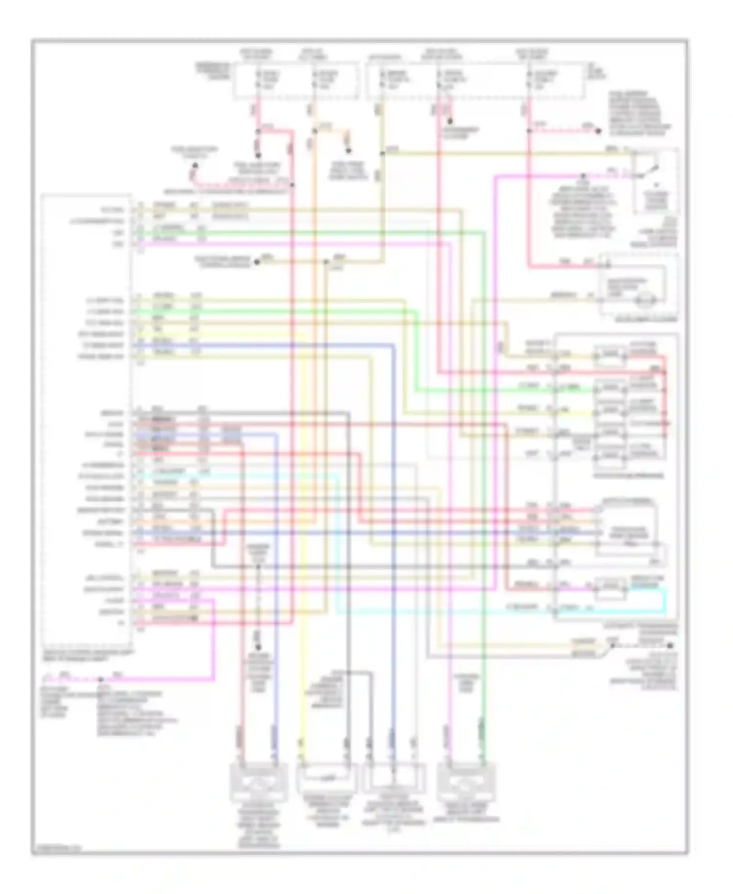 Wiring diagram 3-2 downshift sol for Chevrolet Cutaway G3500  (1997-2012) (1 of 4)