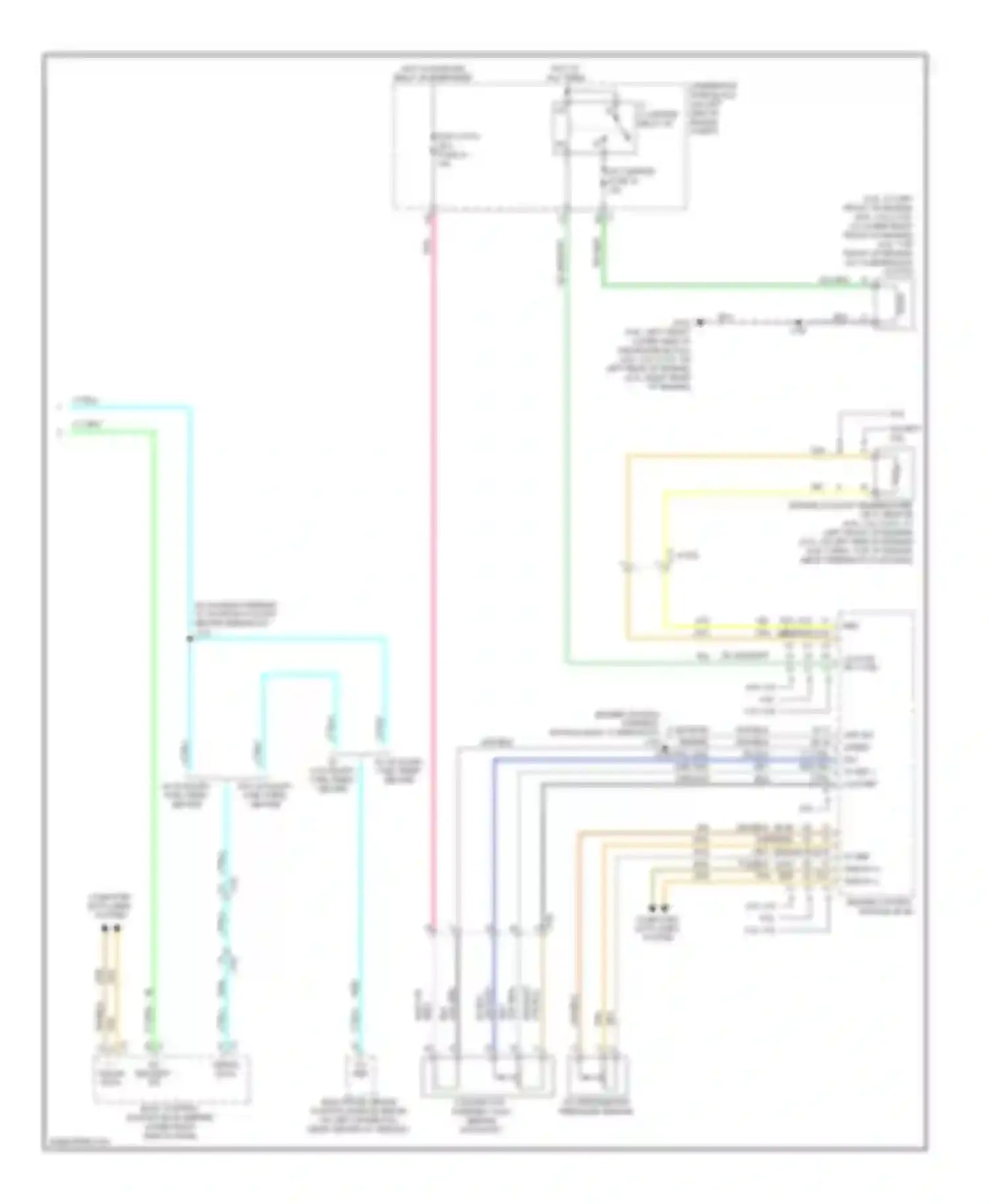 Wiring diagram a/c compressor clutch for Chevrolet Cutaway G3500  (1997-2012) (4 of 6)
