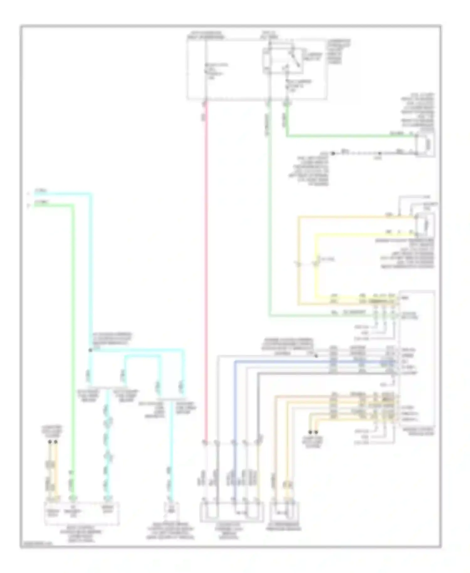 Wiring diagram (engine chassis harness, 4 cm from engine control for Chevrolet Cutaway G3500  (1997-2012) (2 of 2)