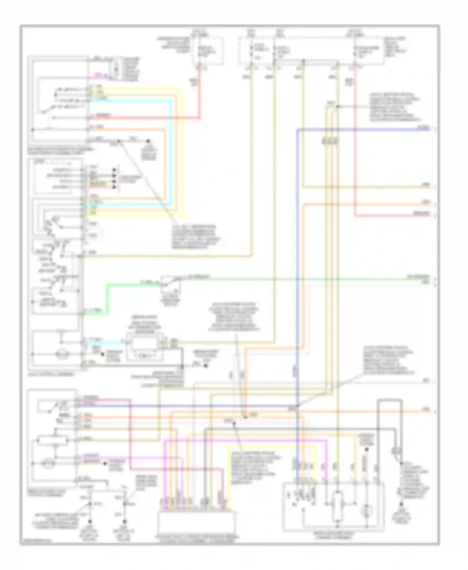 Wiring diagram except rv for Chevrolet Cutaway G3500  (1997-2012) (1 of 1)