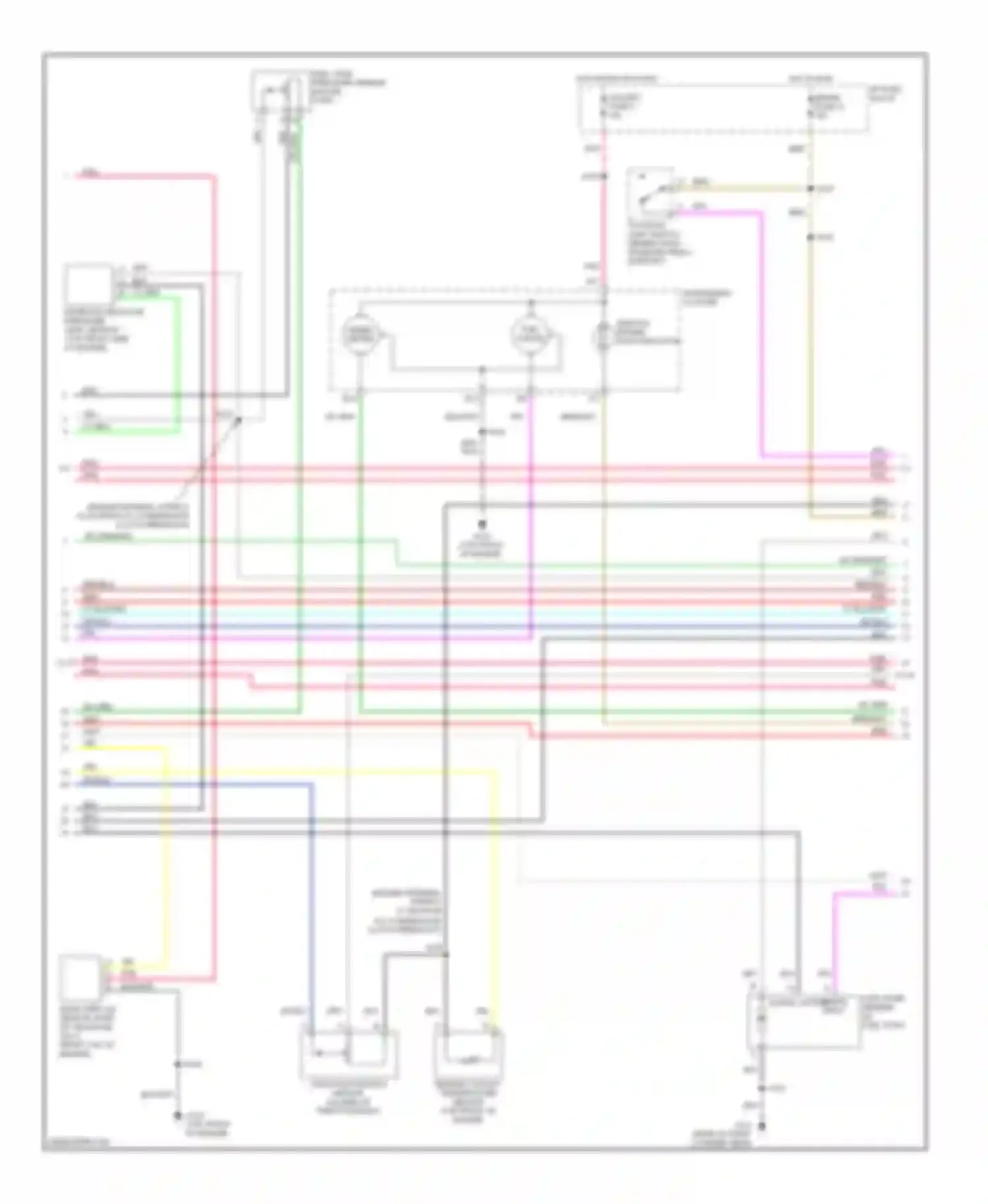 Wiring diagram gauges fuse 4 for Chevrolet Cutaway G3500  (1997-2012) (10 of 34)