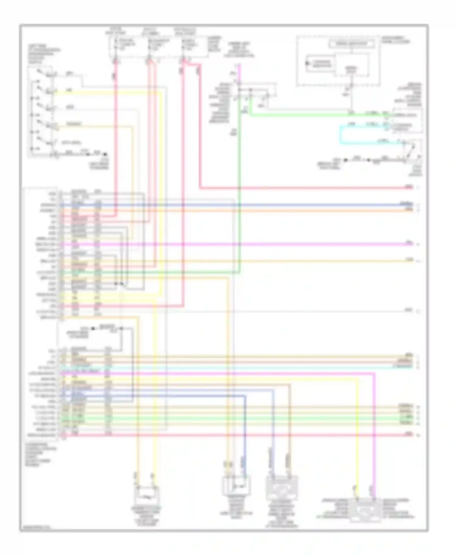 Wiring diagram hot in accy, run, start for Chevrolet Cutaway G3500  (1997-2012) (1 of 5)