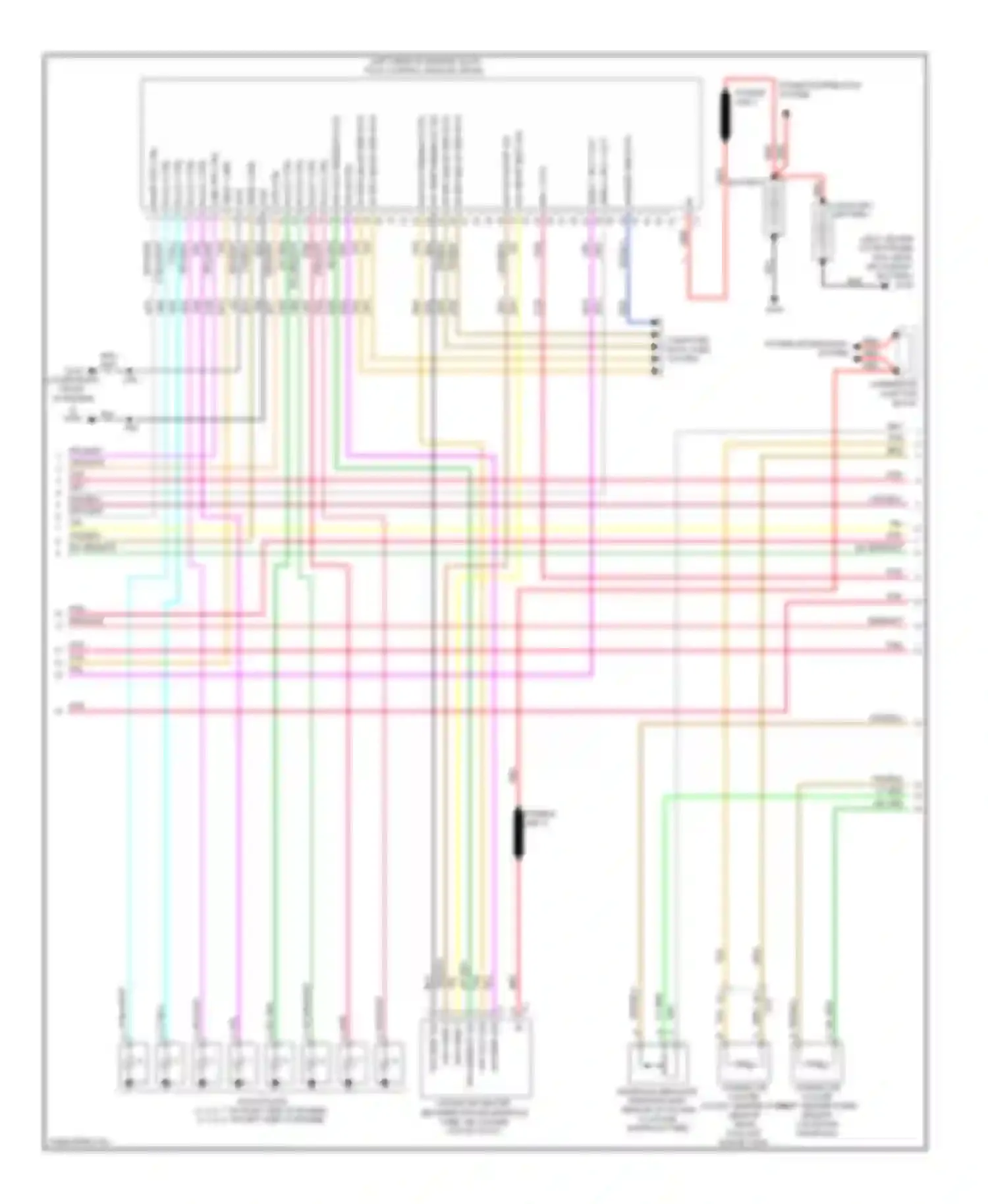 Wiring diagram (left center outer frame rail near, for Chevrolet Cutaway G3500  (1997-2012) (1 of 1)