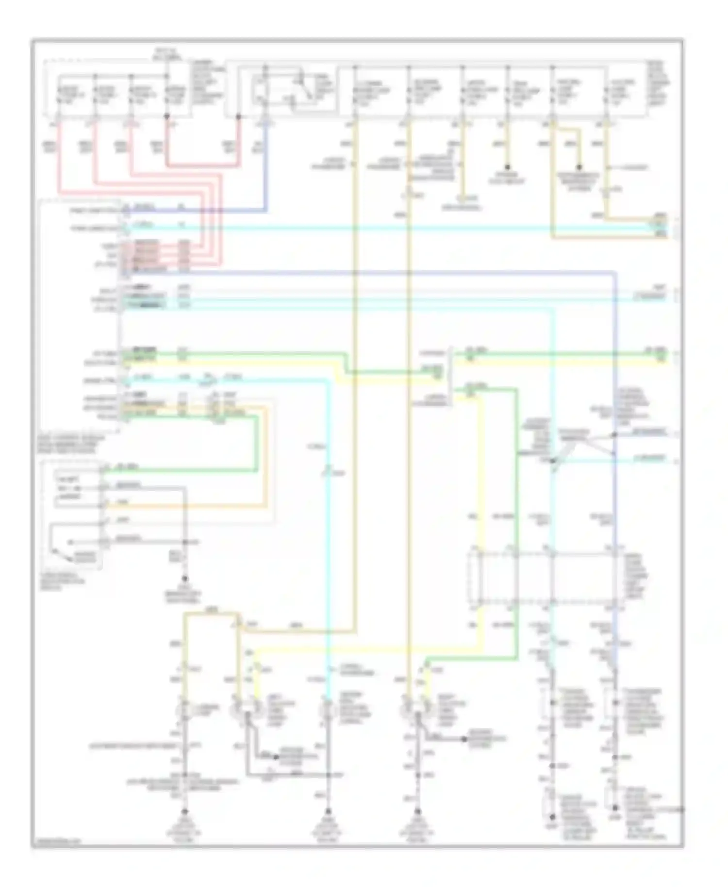 Wiring diagram left tail/stop, turn signal lamp for Chevrolet Cutaway G3500  (1997-2012) (1 of 1)