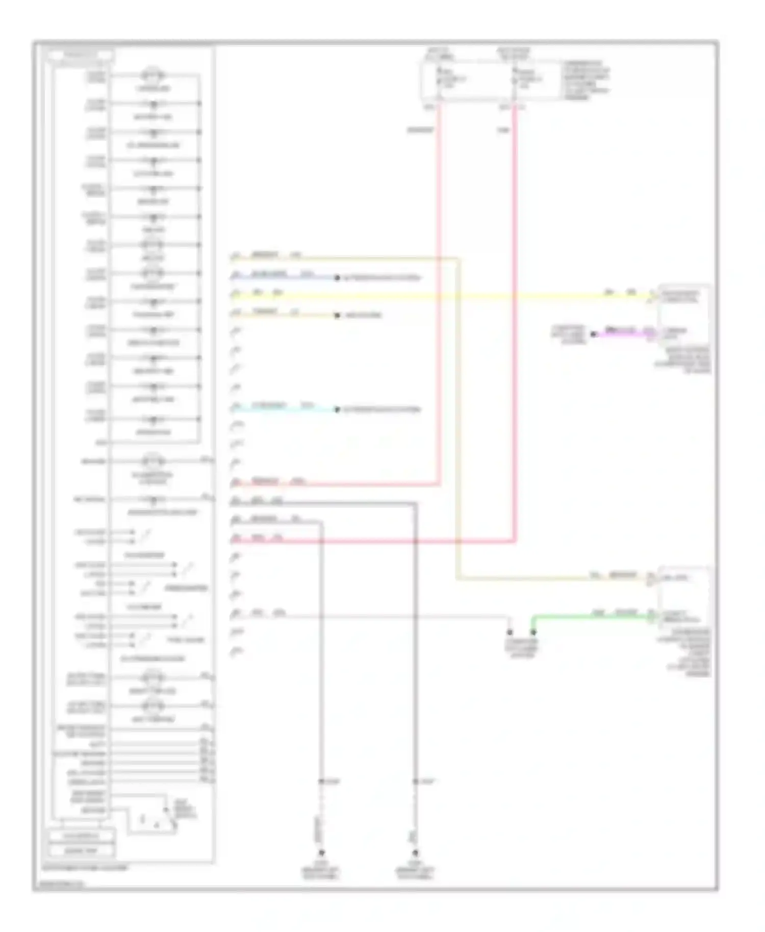 Wiring diagram lh frt turn sig sup volt for Chevrolet Cutaway G3500  (1997-2012) (1 of 1)