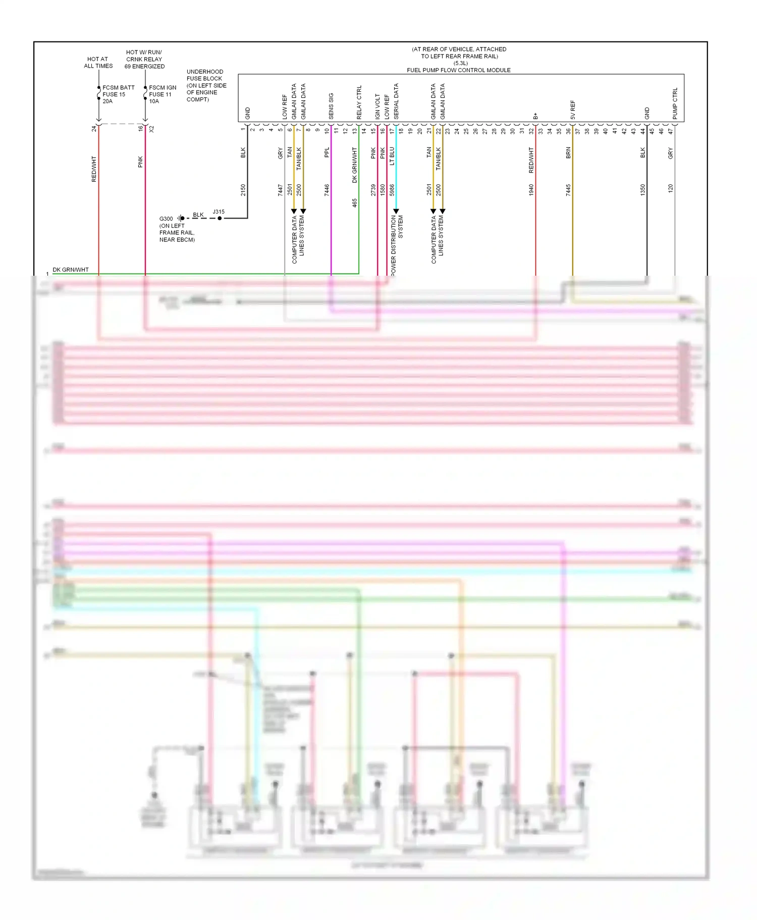 Wiring diagram pump ctrl for Chevrolet Cutaway G3500  (1997-2012) (2 of 5)