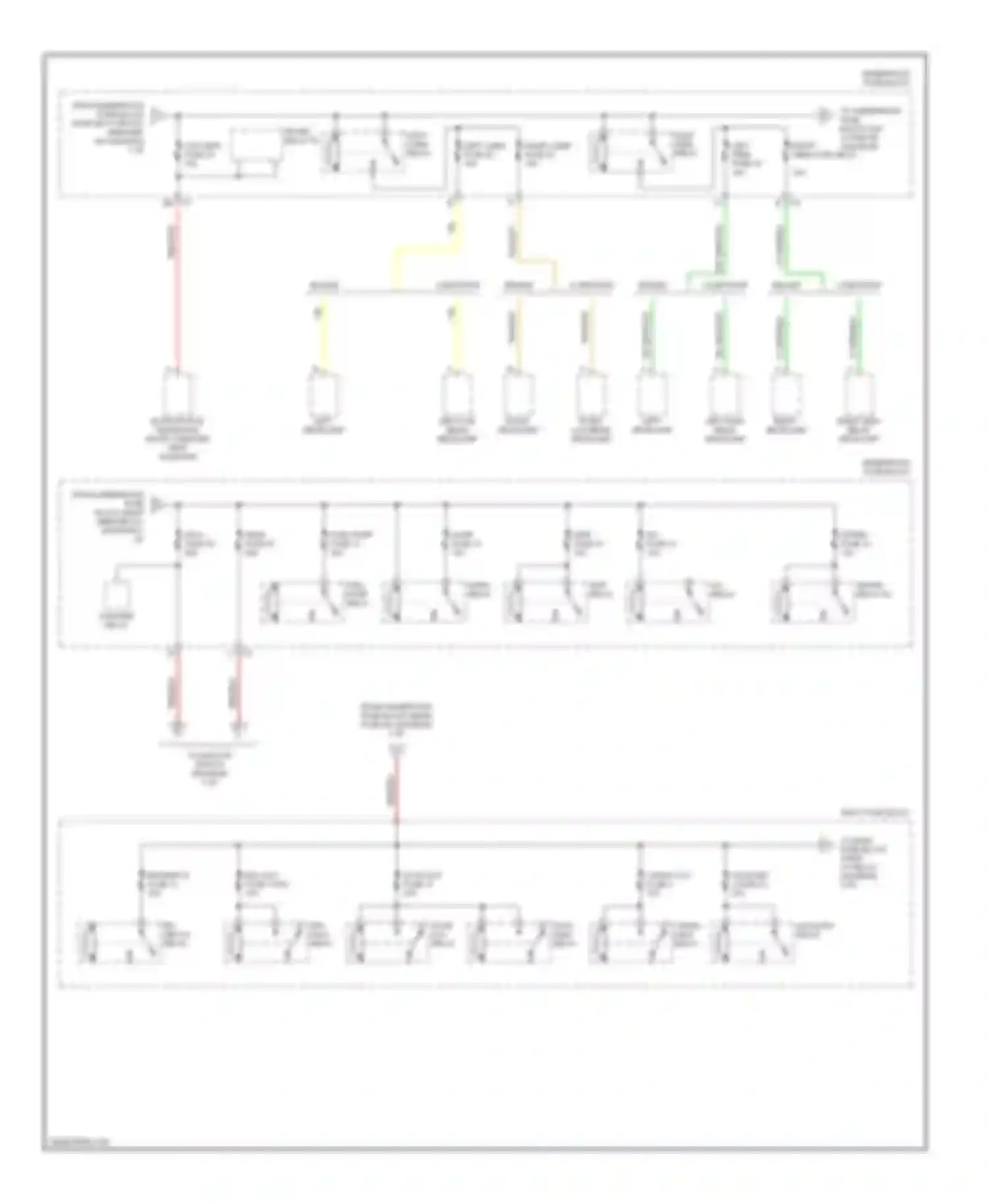 Wiring diagram starter relay for Chevrolet Cutaway G3500  (1997-2012) (5 of 6)