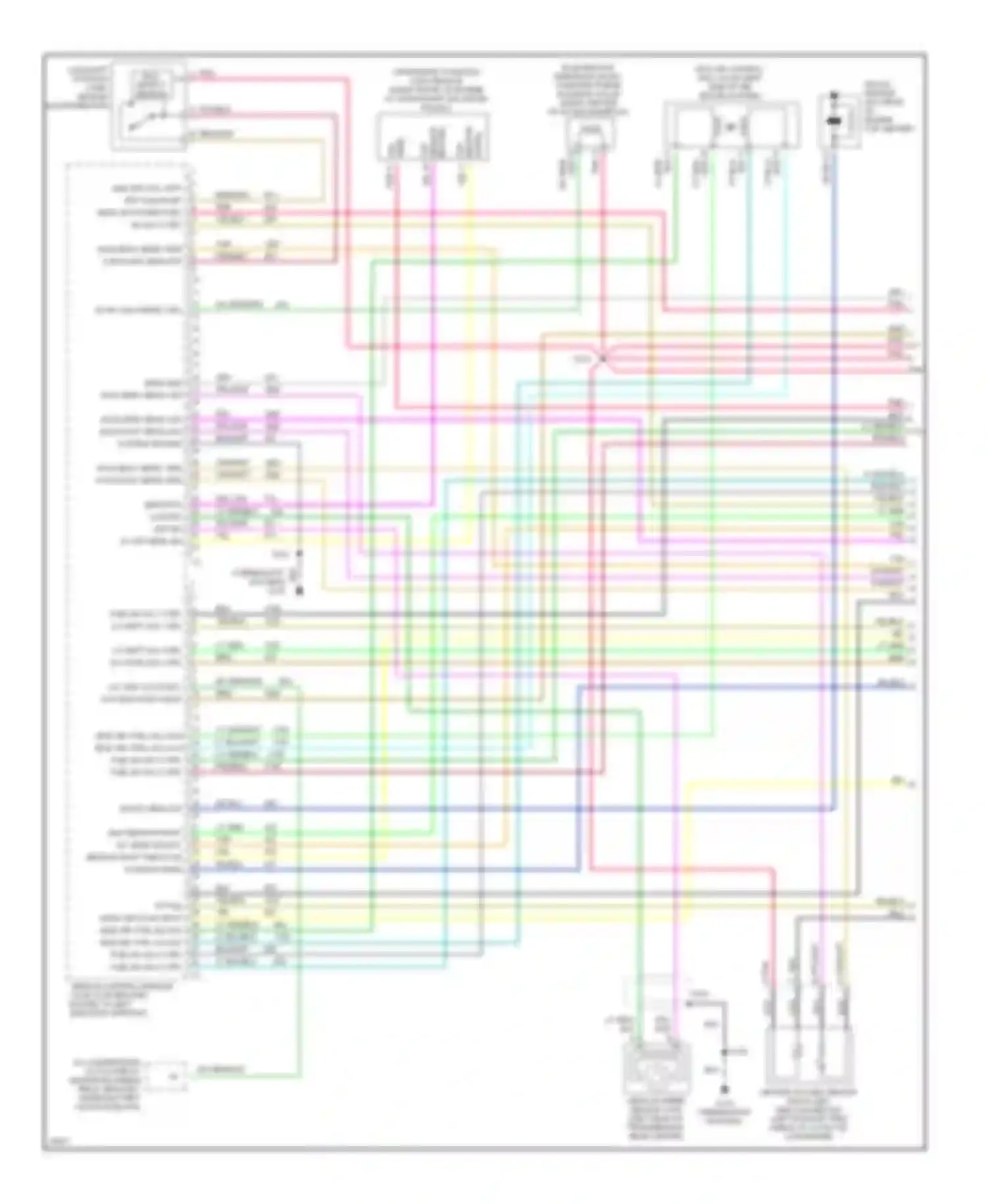 Cutaway P30 Chevrolet  (1985-1997): Wiring diagram engine performance 4.3l (vin w)s, commercial chassis
(1 of 4)