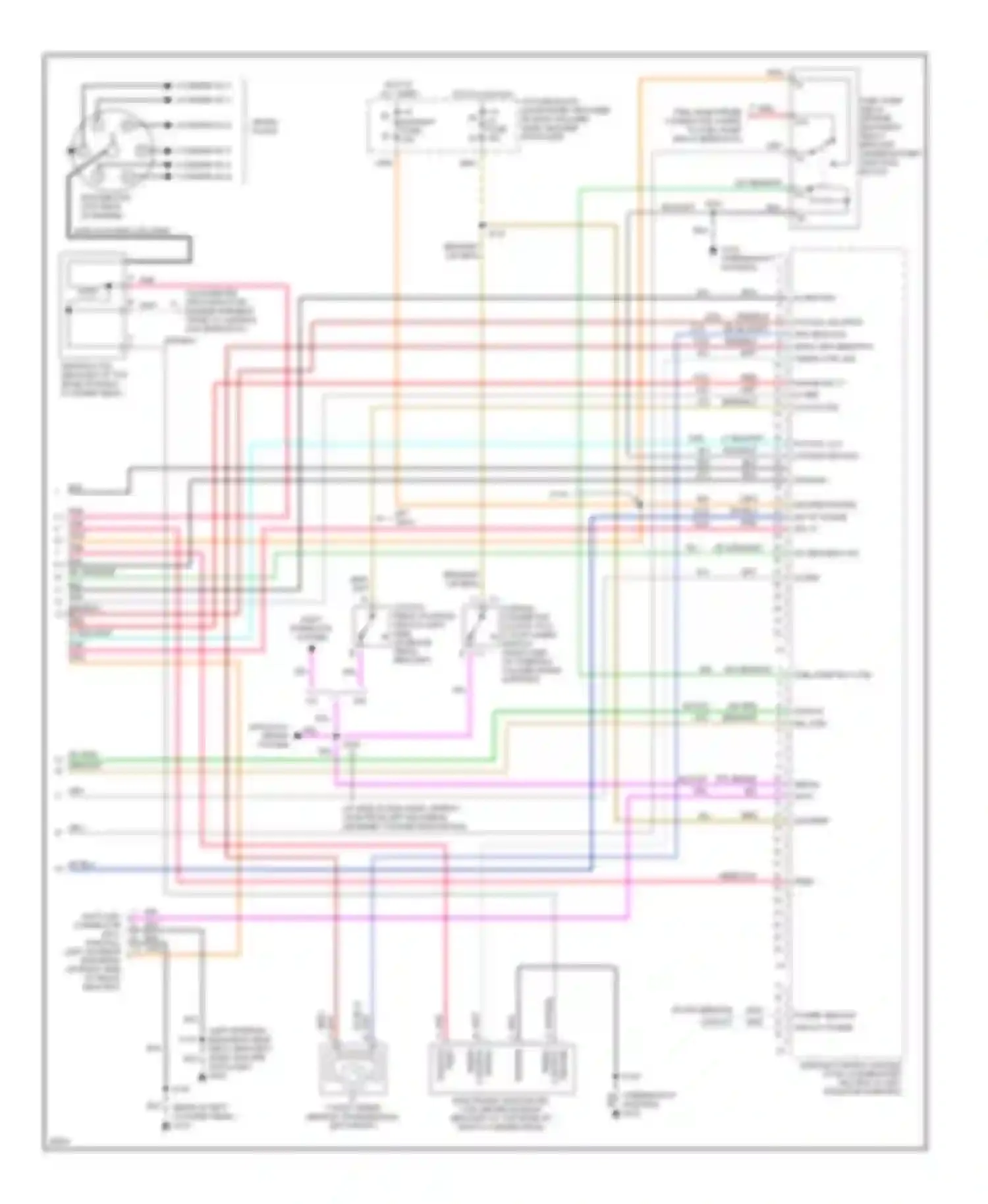 Cutaway P30 Chevrolet  (1985-1997): Wiring diagram engine performance 4.3l (vin w)s, commercial chassis
(4 of 4)