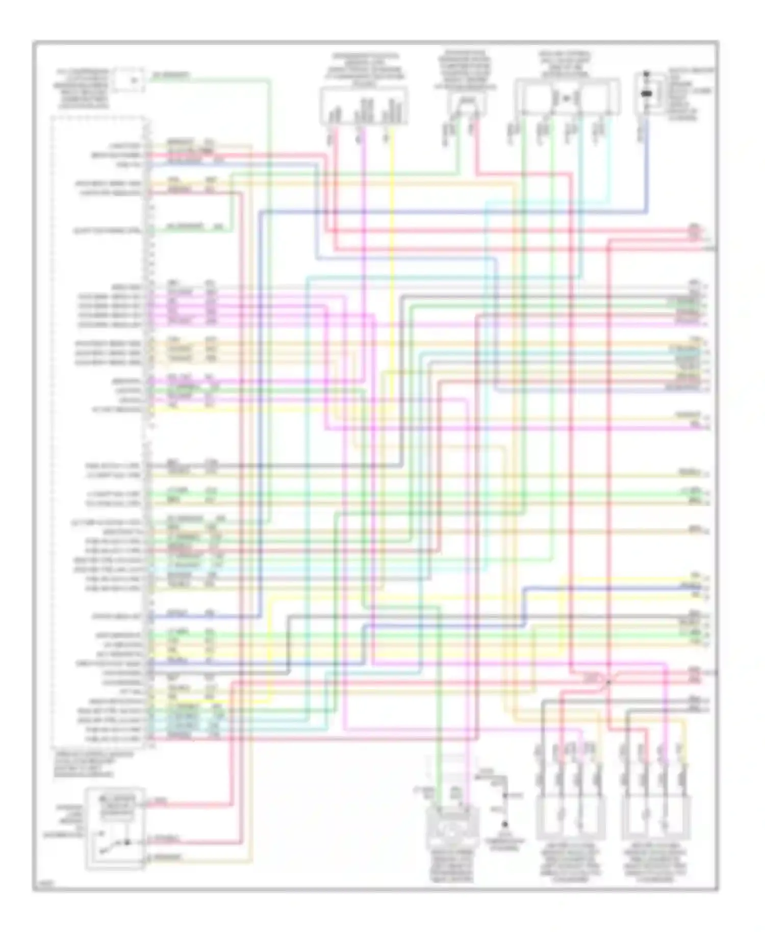 Cutaway P30 Chevrolet  (1985-1997): Wiring diagram engine performance 5.7l (vin r)s, commercial chassis
(1 of 4)