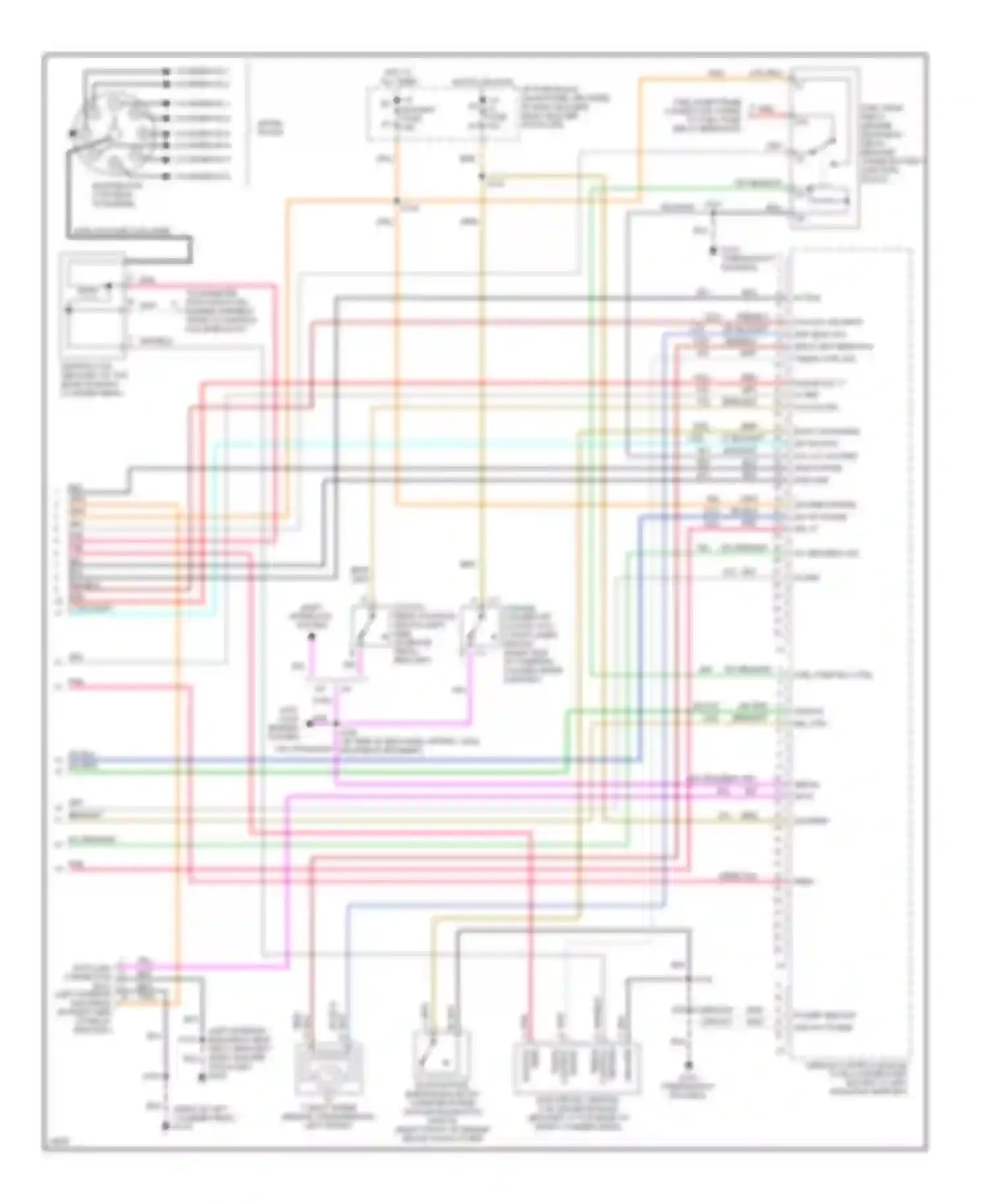 Wiring diagram shift interlock system for Chevrolet Cutaway P30  (1985-1997) (2 of 2)