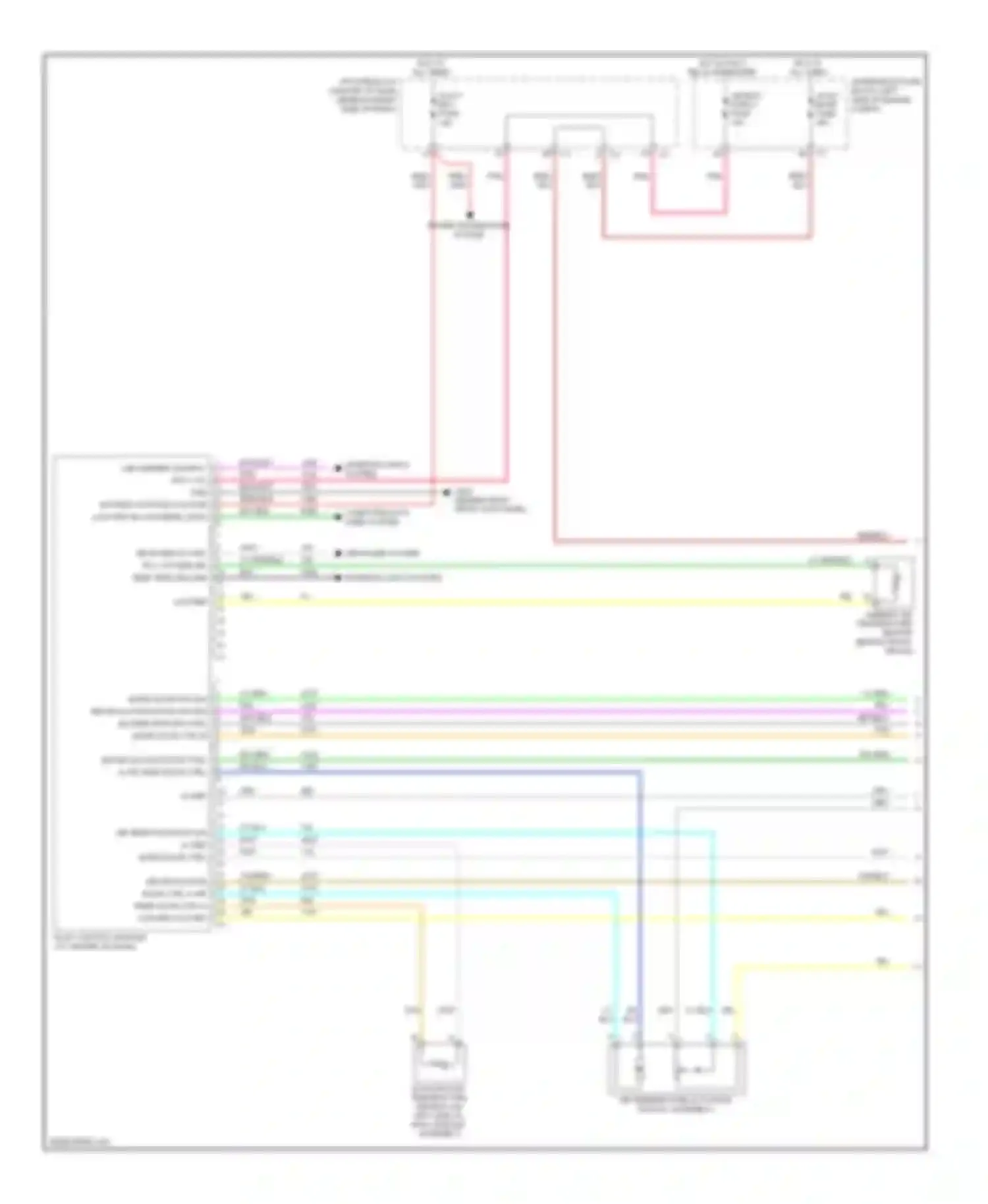 Equinox Chevrolet I (2004-2009): Manual a/c circuit (1 of 2)