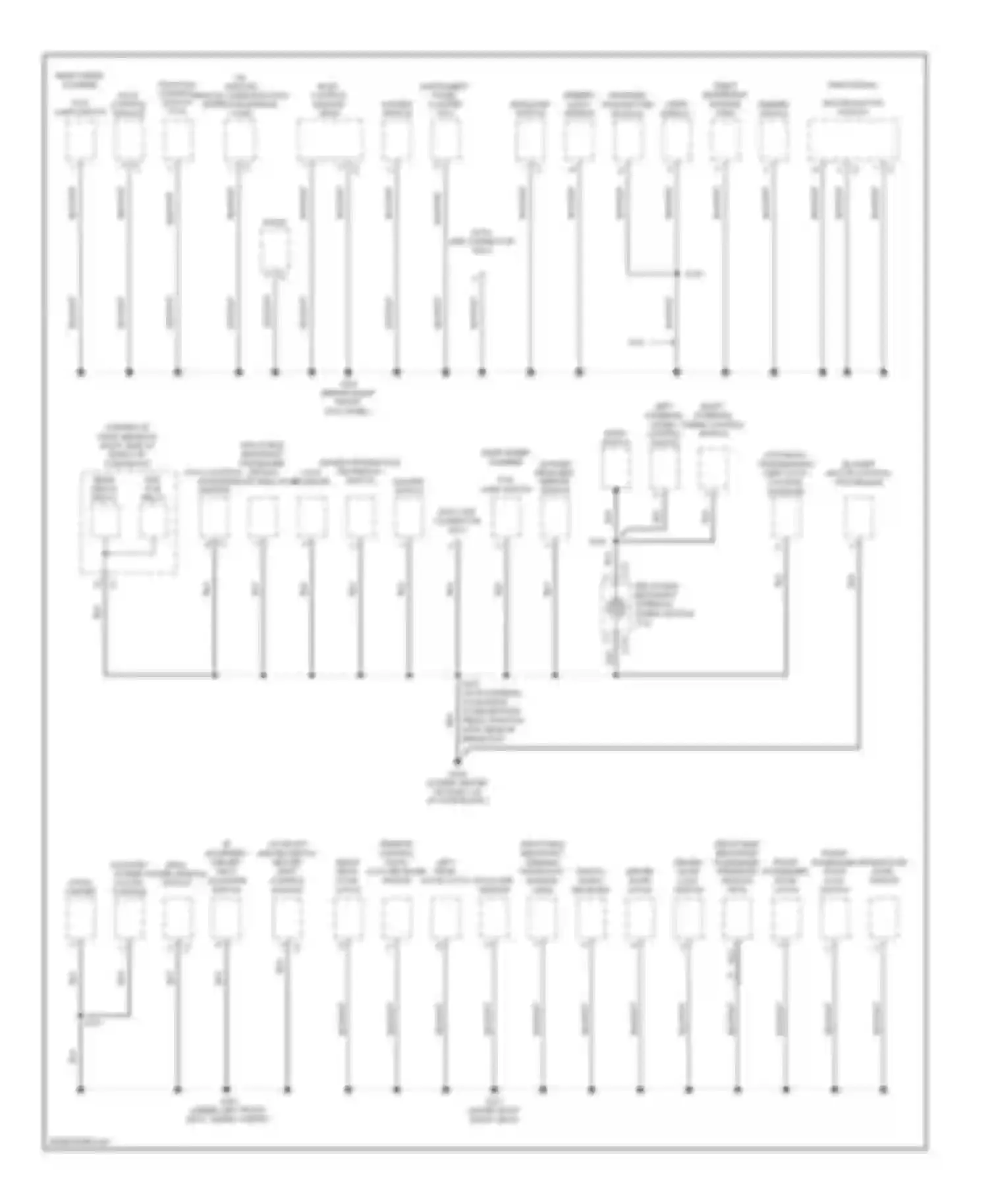 Equinox Chevrolet I (2004-2009): Ground distribution circuit (2 of 3)