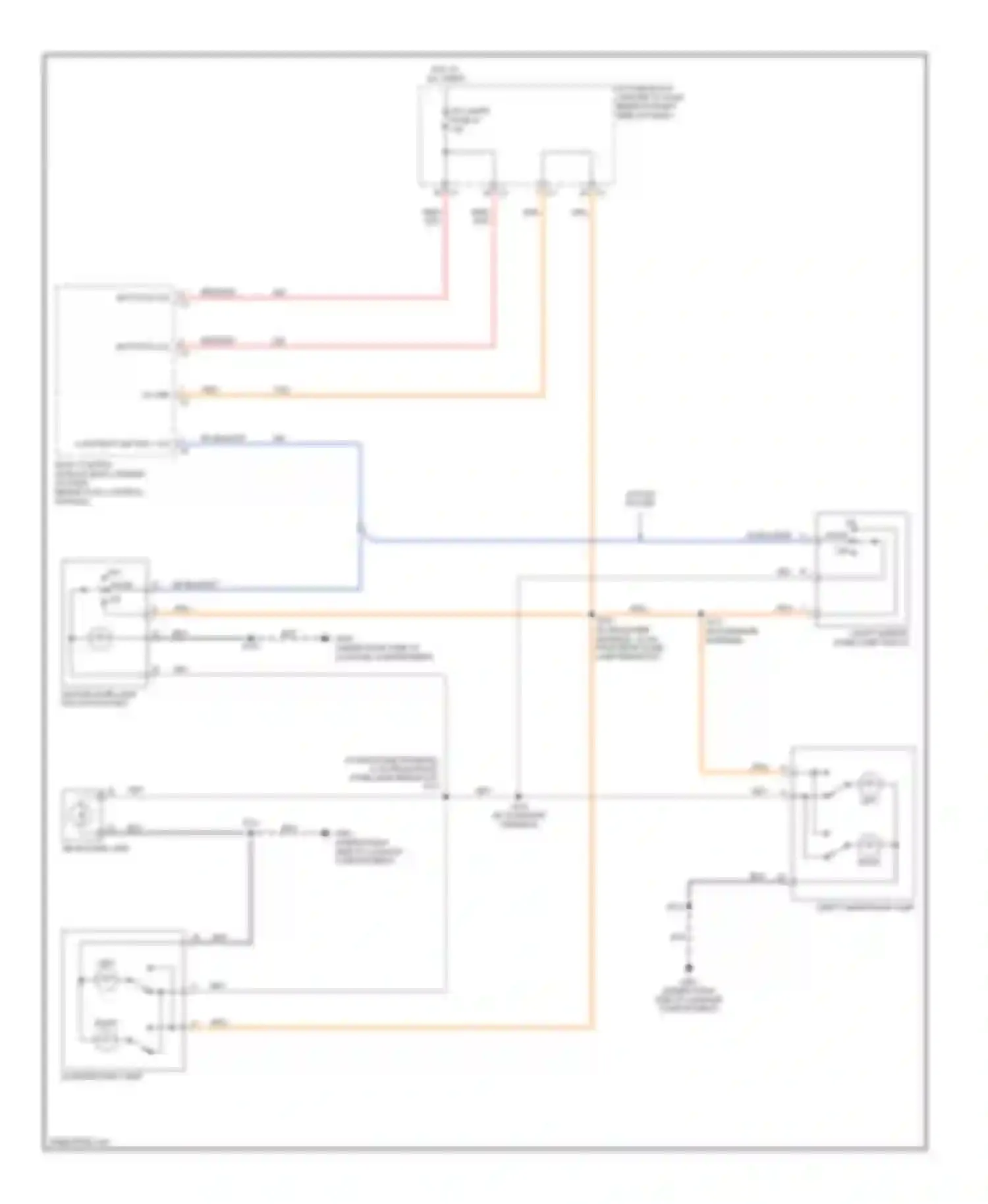 Equinox Chevrolet I (2004-2009): Courtesy lamps circuit