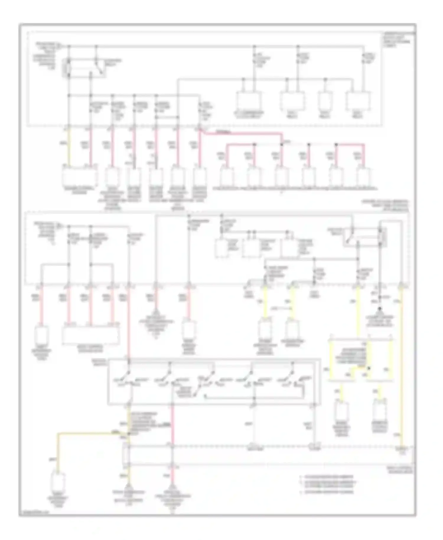 Equinox Chevrolet I (2004-2009): Power distribution circuit (3 of 3)