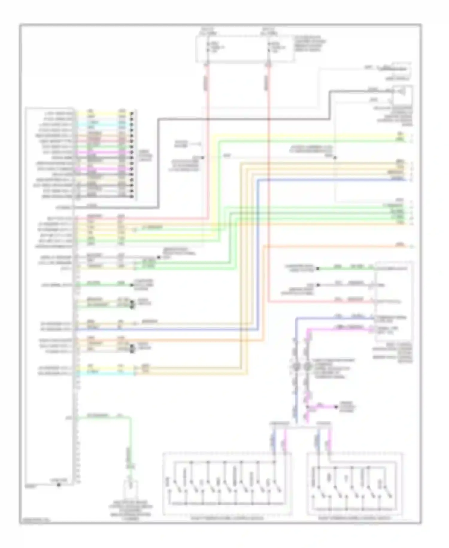 Equinox Chevrolet I (2004-2009): Radio circuit, premium (1 of 2)