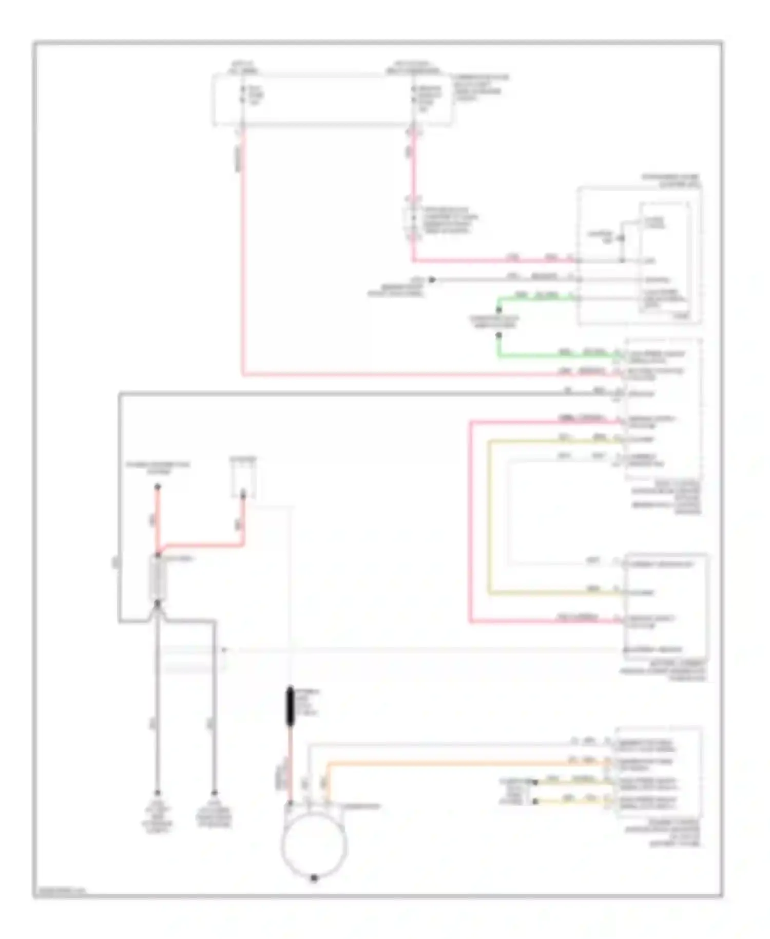 Equinox Chevrolet I (2004-2009): Charging circuit