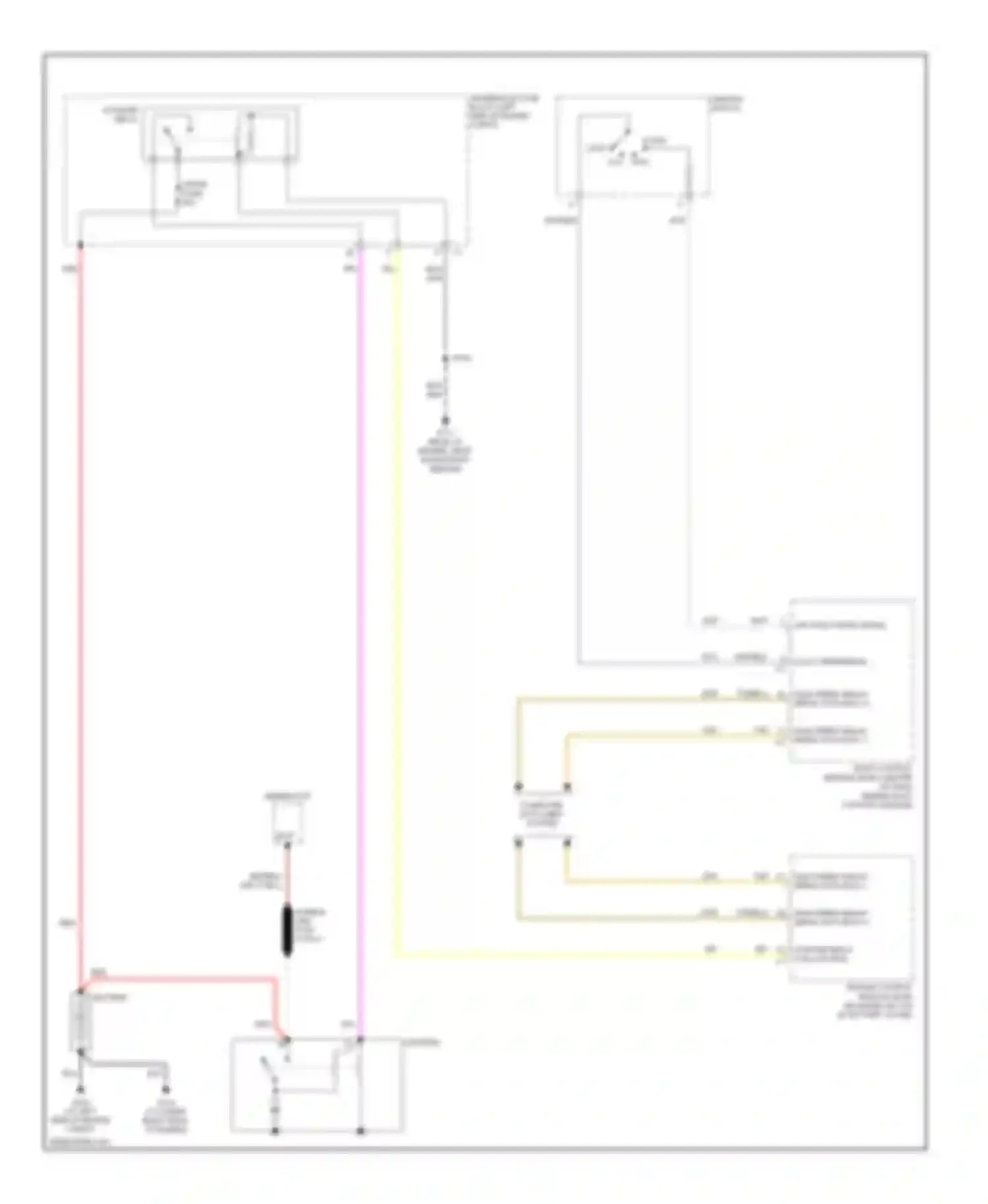 Equinox Chevrolet I (2004-2009): Starting circuit