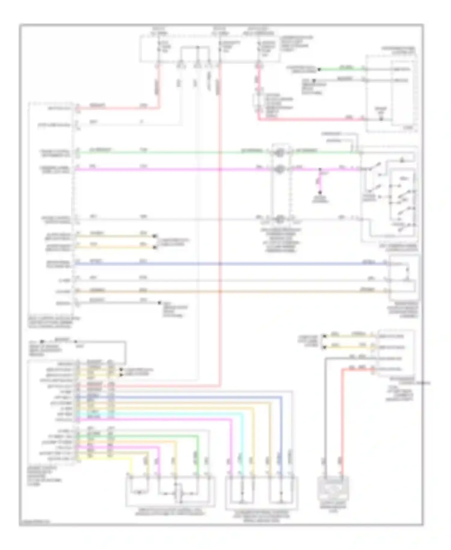 Wiring diagram cruise control switch signal for Chevrolet Equinox I (2004-2009) (1 of 1)