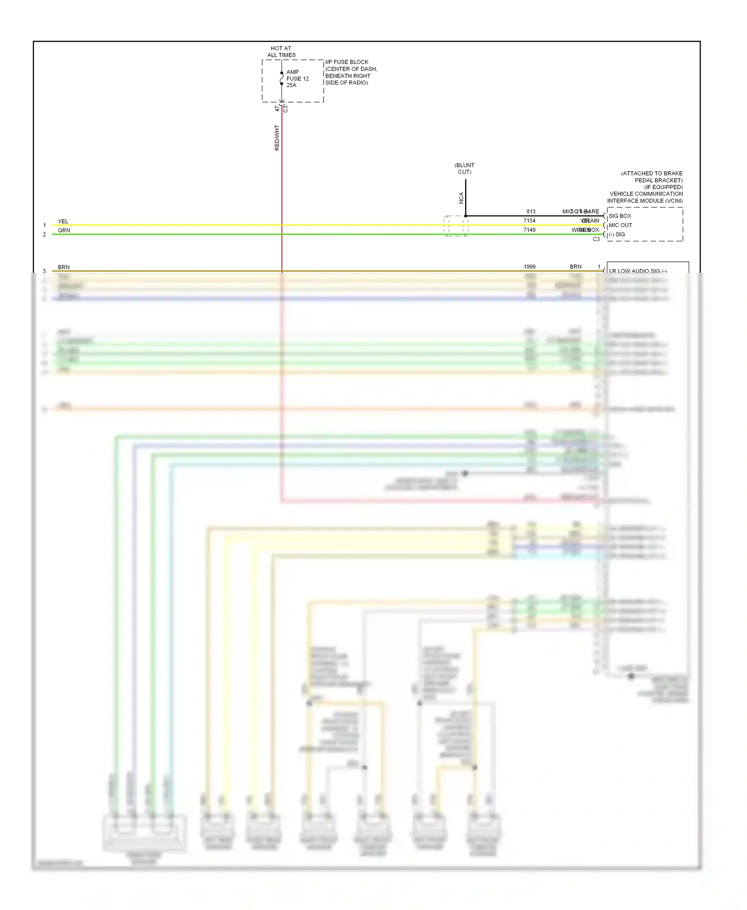 Wiring diagram dk blu for Chevrolet Equinox I (2004-2009) (23 of 25)