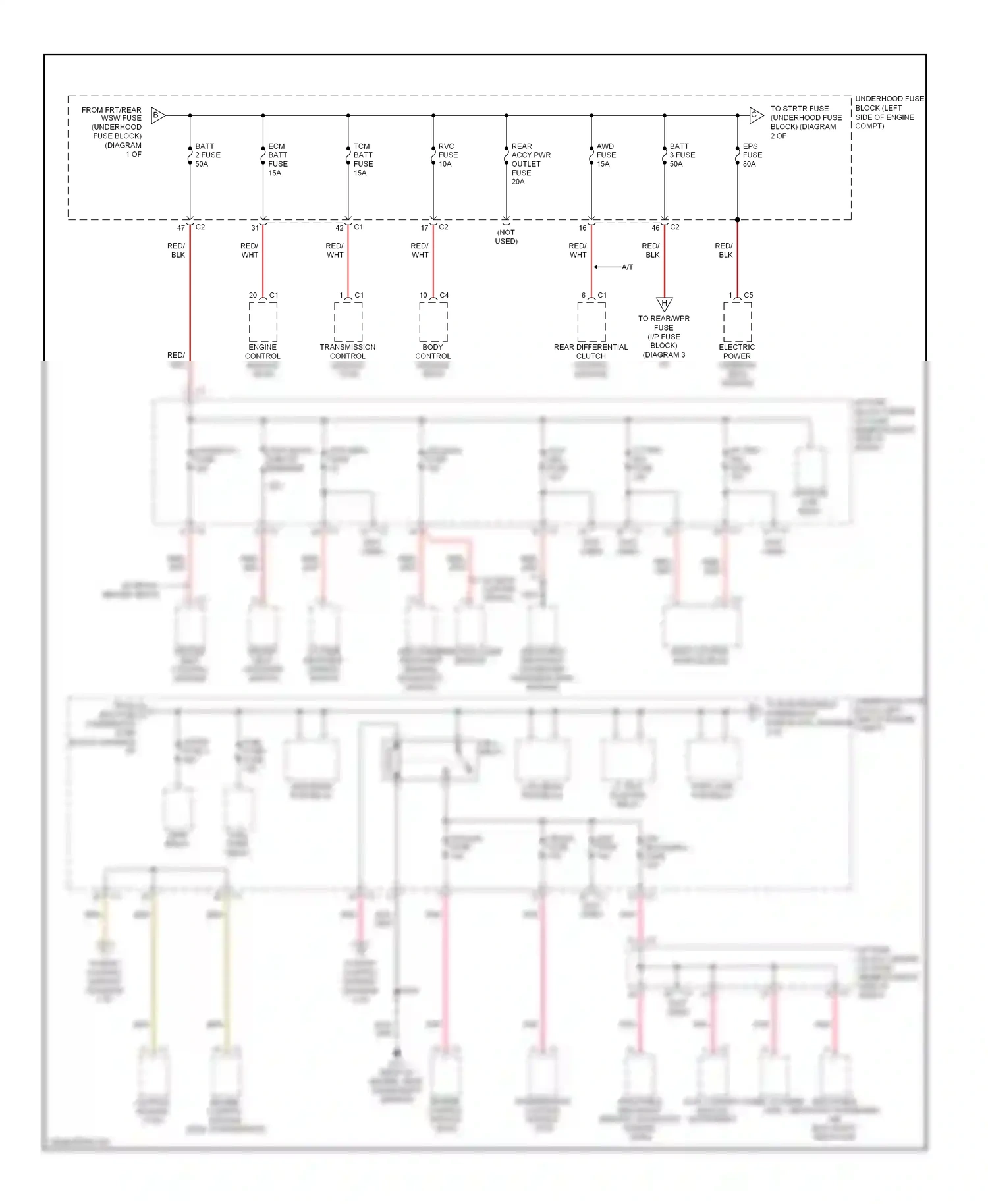 Chevrolet Equinox I (2004-2009) engine control module (ecm) wiring diagram  (2 of 2)