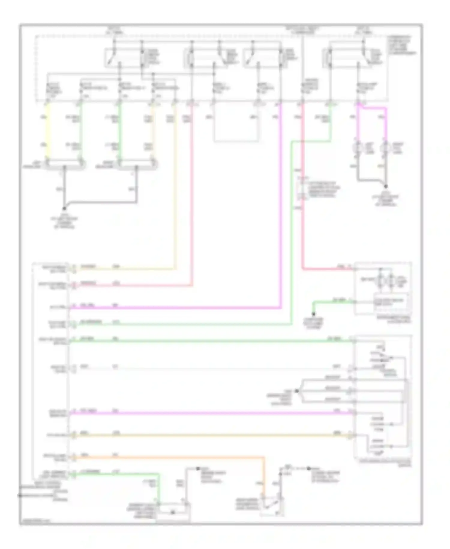 Wiring diagram fog lamp ind drl ind for Chevrolet Equinox I (2004-2009) (1 of 1)