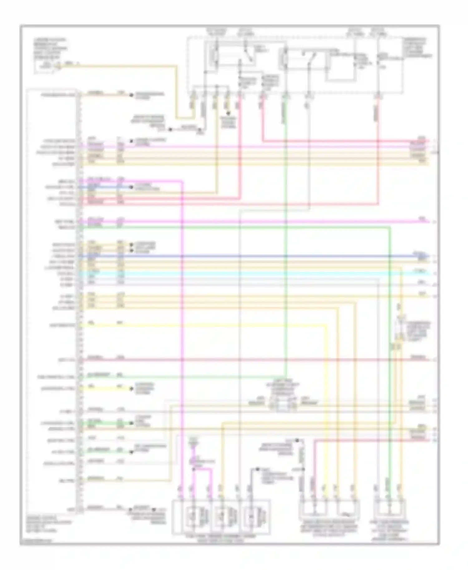 Wiring diagram hi data bus - hi data bus + pedal pos sig 1 low ref 1 low ref pedal pos sig 2 for Chevrolet Equinox I (2004-2009) (1 of 1)