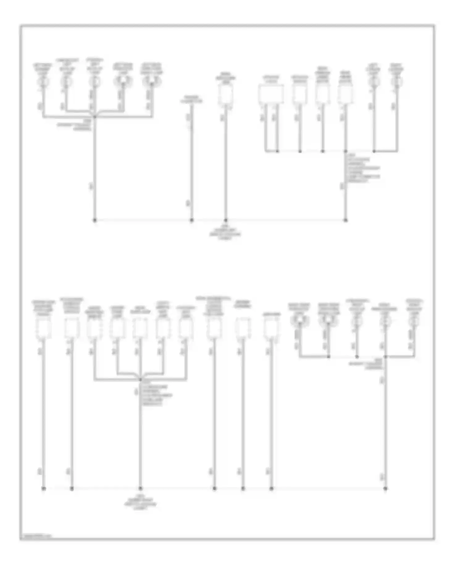 Wiring diagram right rear park/turn signal lamp for Chevrolet Equinox I (2004-2009) (1 of 1)
