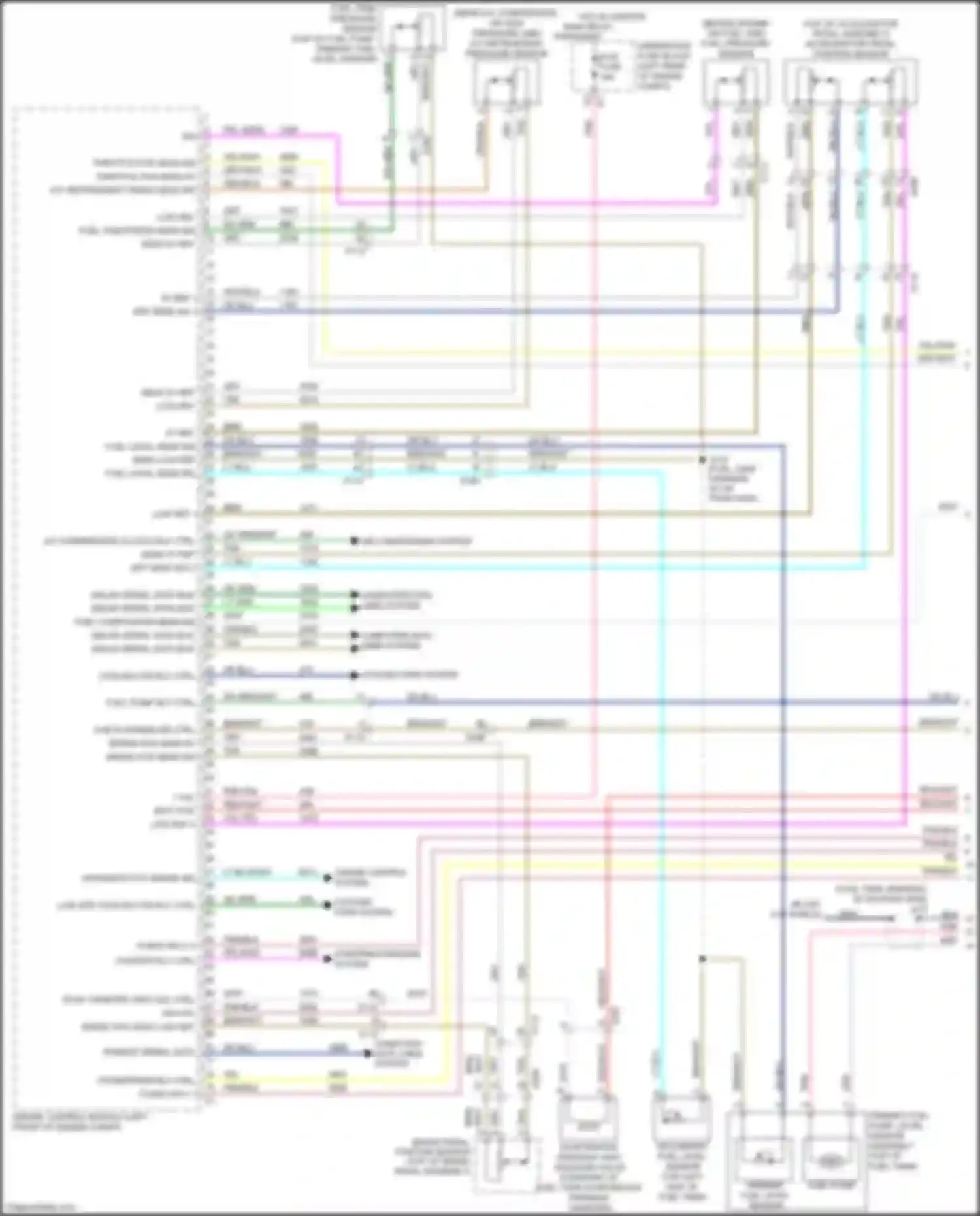 Wiring diagram a/c compressor clutch rly ctrl for Chevrolet Equinox II facelift (2015-2017) (2 of 2)