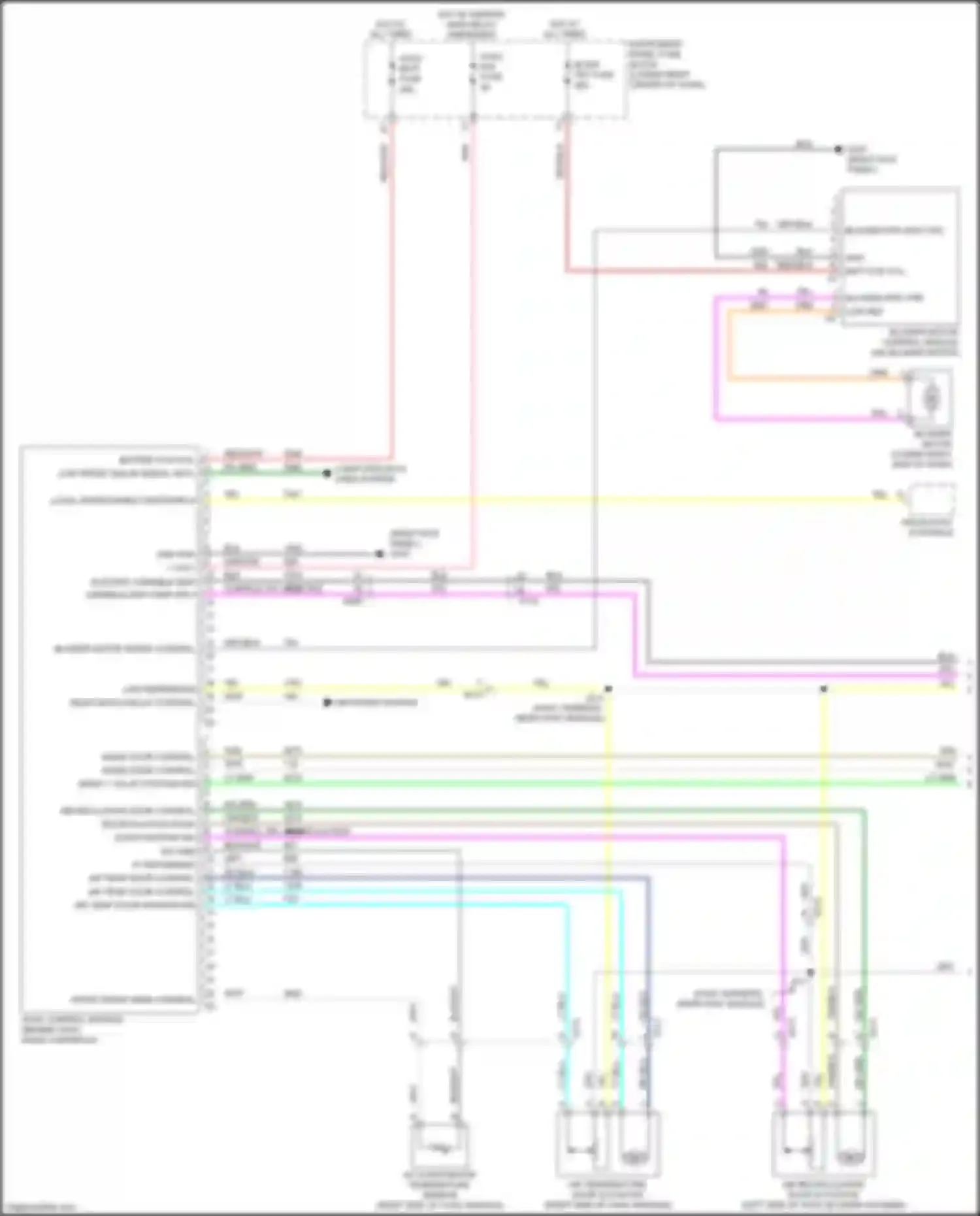 Wiring diagram defogger system for Chevrolet Equinox II facelift (2015-2017) (2 of 4)