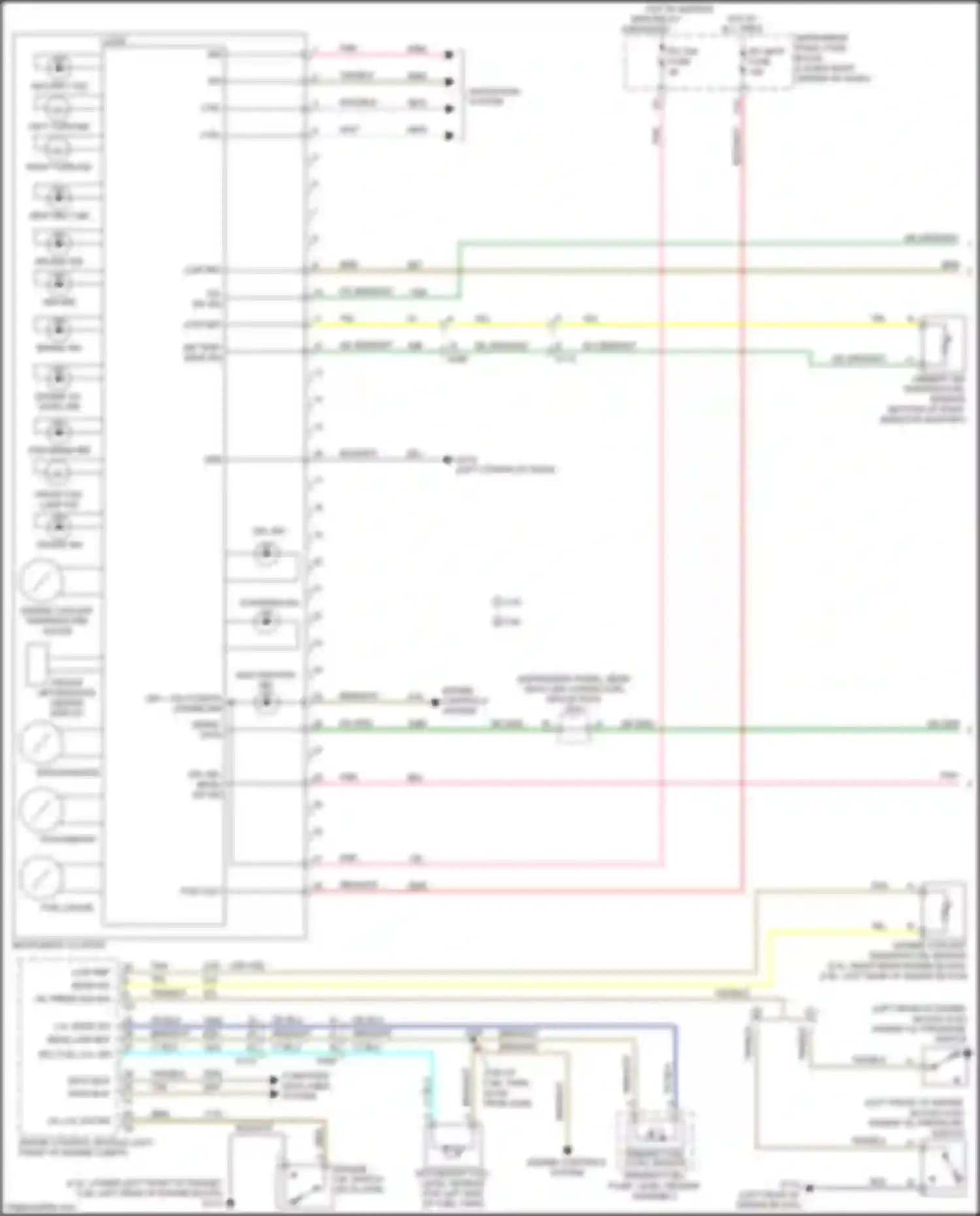 Wiring diagram engine coolant temperature sensor for Chevrolet Equinox II facelift (2015-2017) (4 of 7)