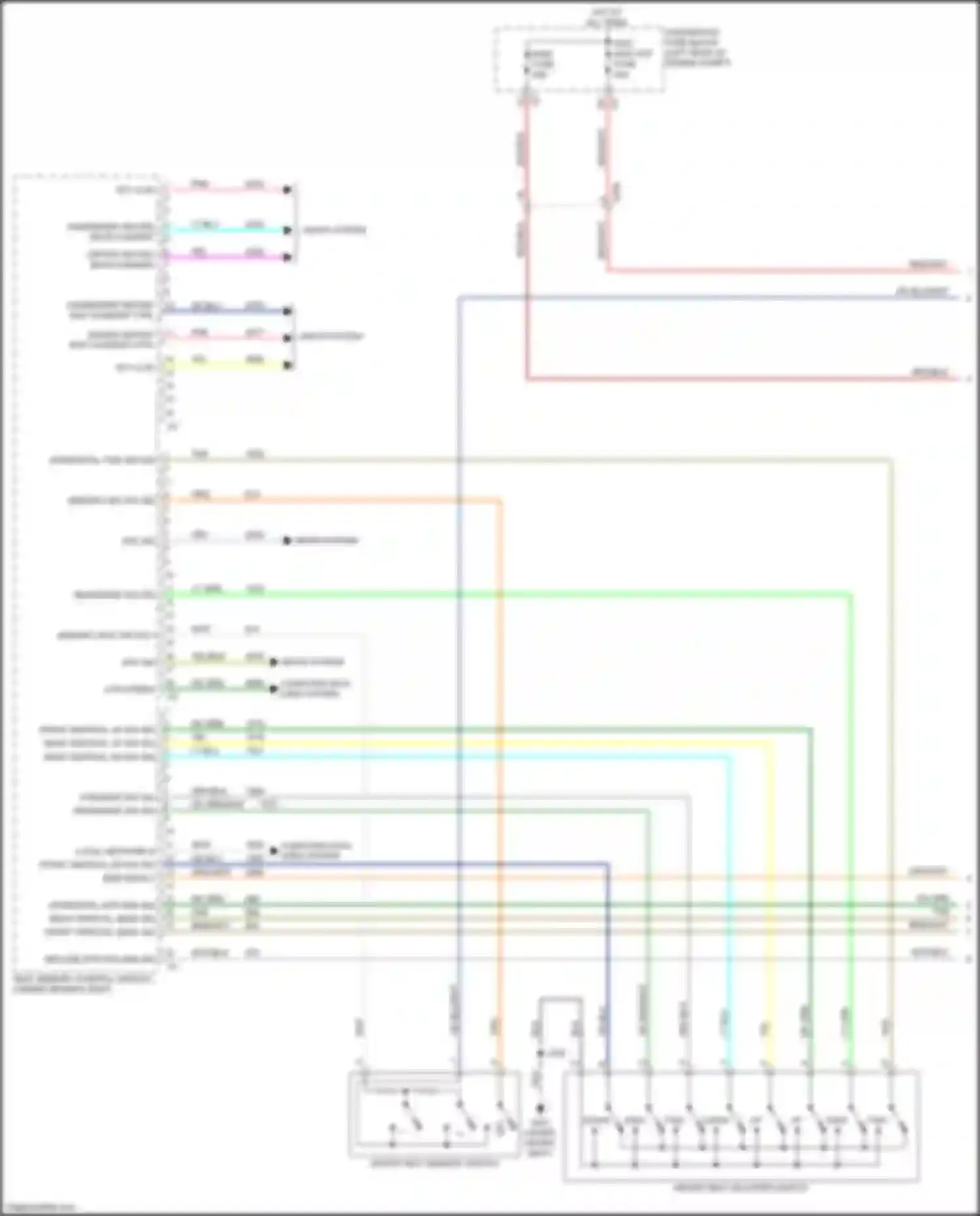 Wiring diagram front vertical dn sw sig for Chevrolet Equinox II facelift (2015-2017) (1 of 1)