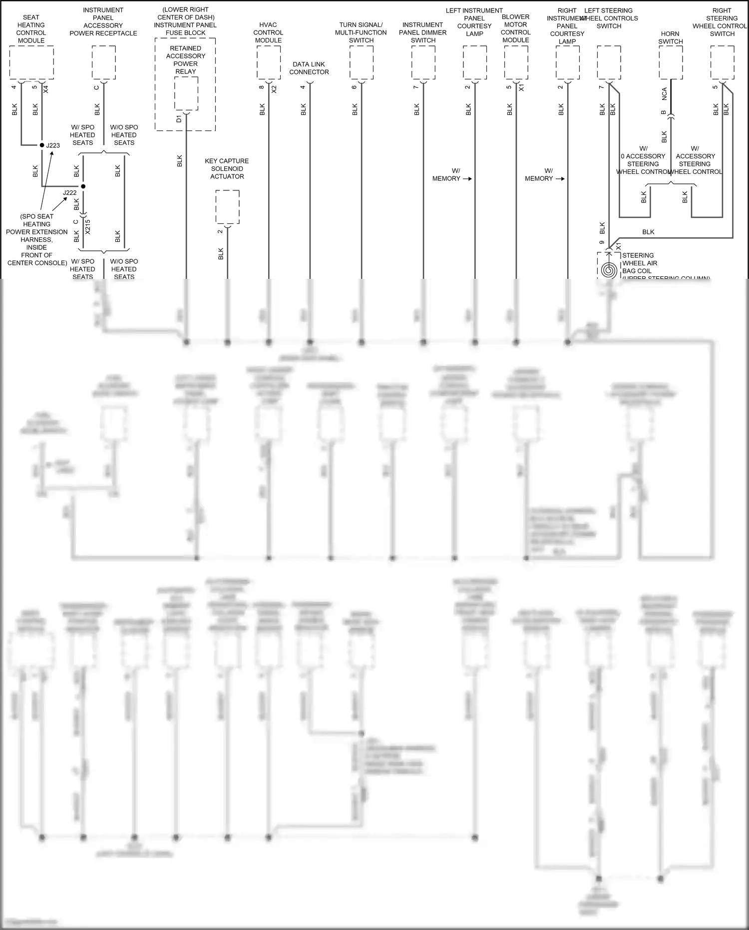 Wiring diagram hvac control module for Chevrolet Equinox II facelift (2015-2017) (2 of 6)