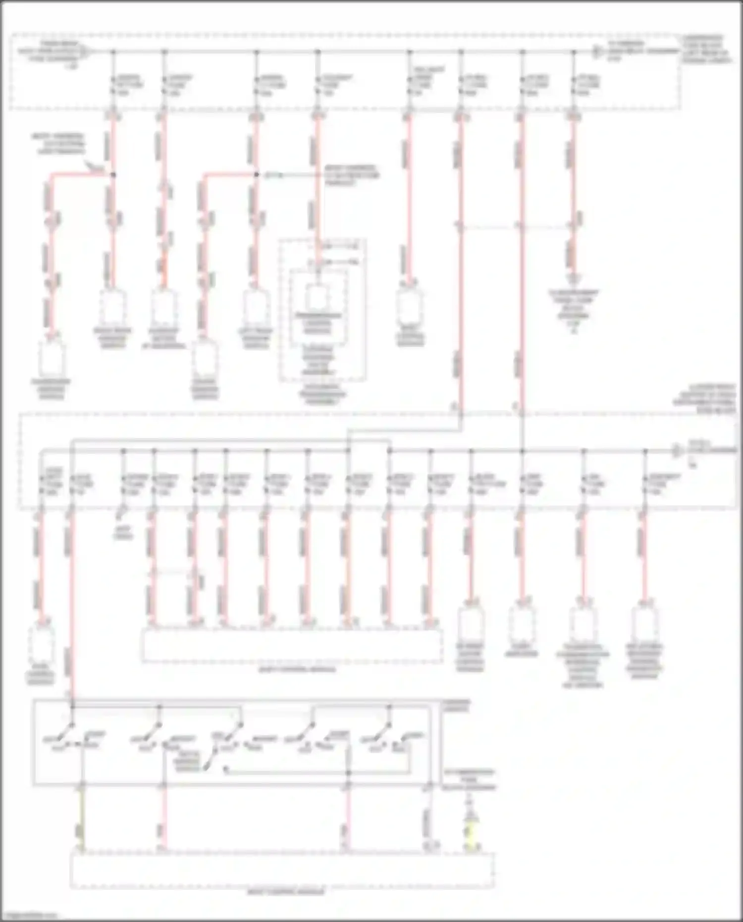Wiring diagram inflatable restraint sensing, diagnostic module for Chevrolet Equinox II facelift (2015-2017) (3 of 6)