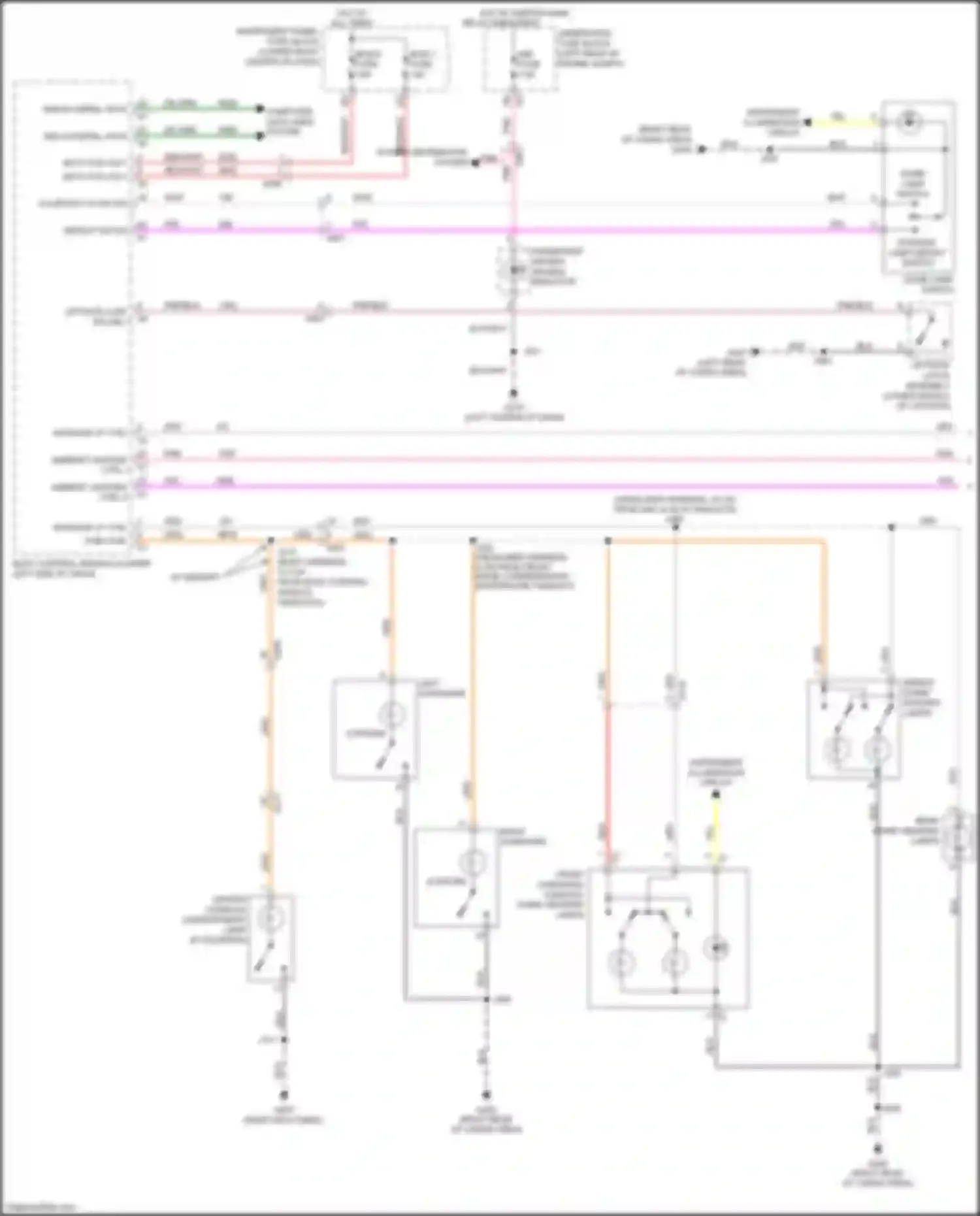 Wiring diagram instrument panel fuse block for Chevrolet Equinox II facelift (2015-2017) (31 of 34)