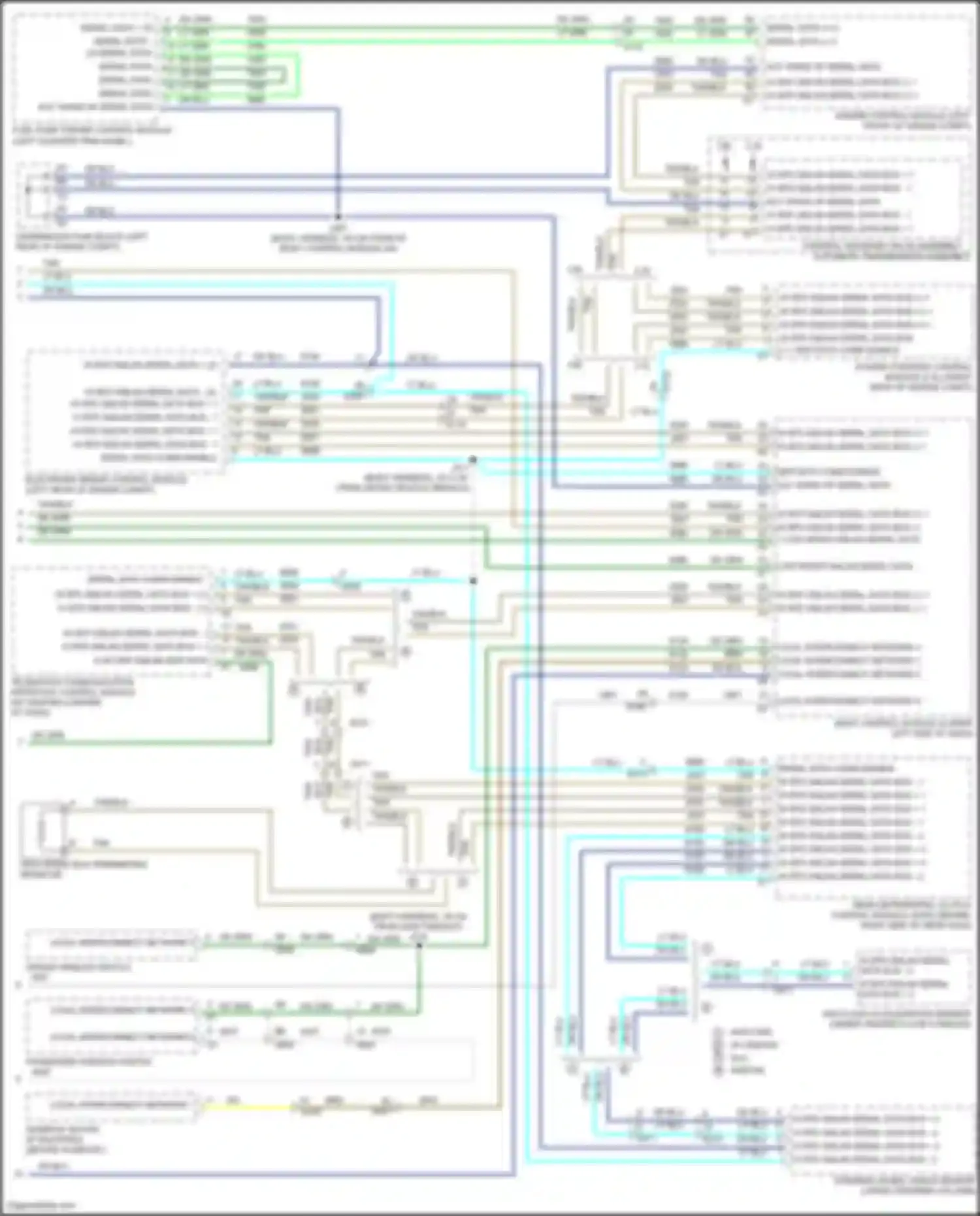 Wiring diagram local interconnect network 4 for Chevrolet Equinox II facelift (2015-2017) (1 of 1)