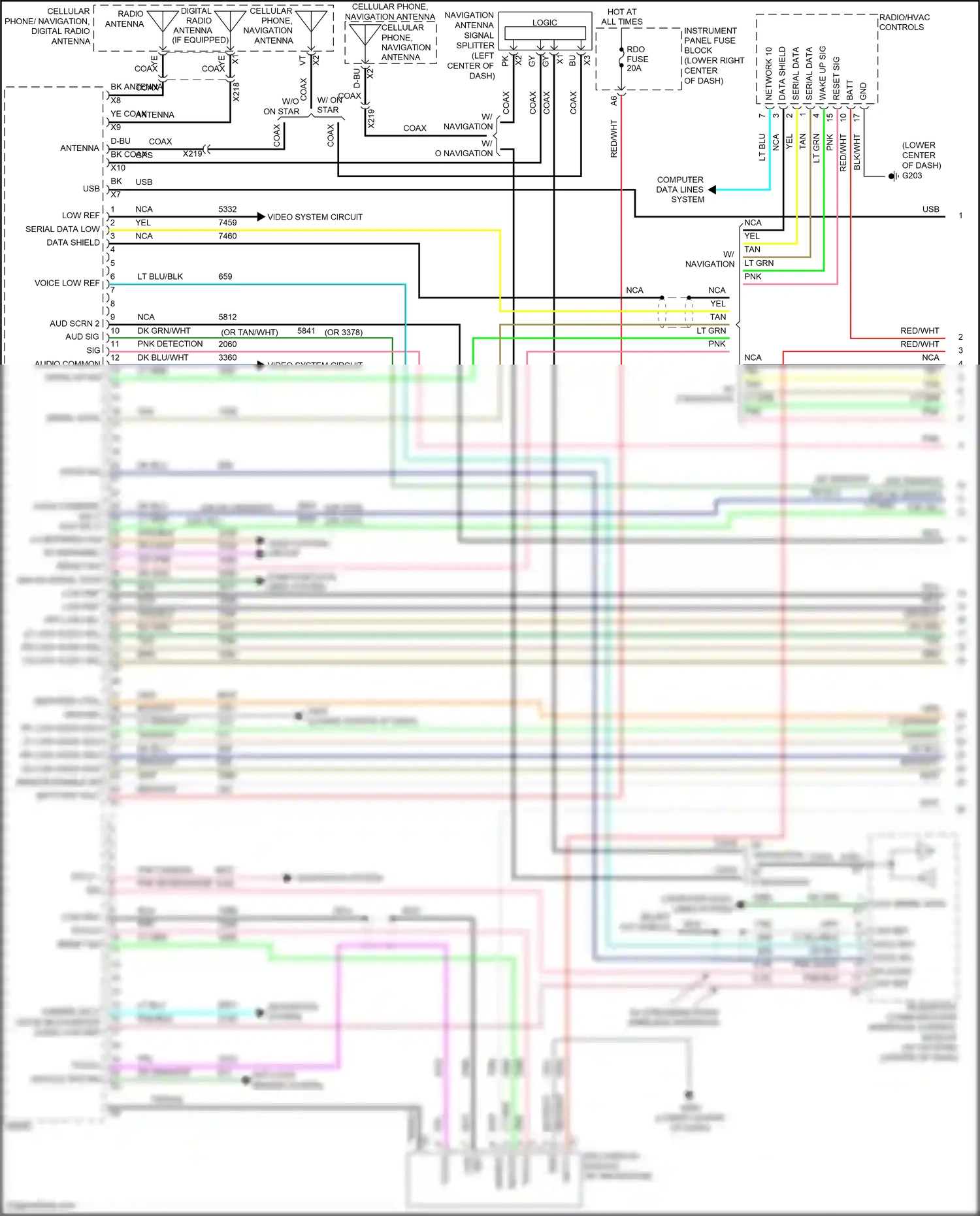 Wiring diagram low ref for Chevrolet Equinox II facelift (2015-2017) (26 of 43)