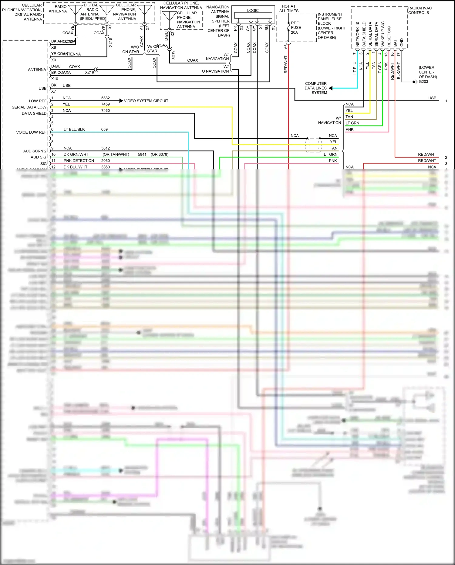 Wiring diagram low ref for Chevrolet Equinox II facelift (2015-2017) (22 of 43)