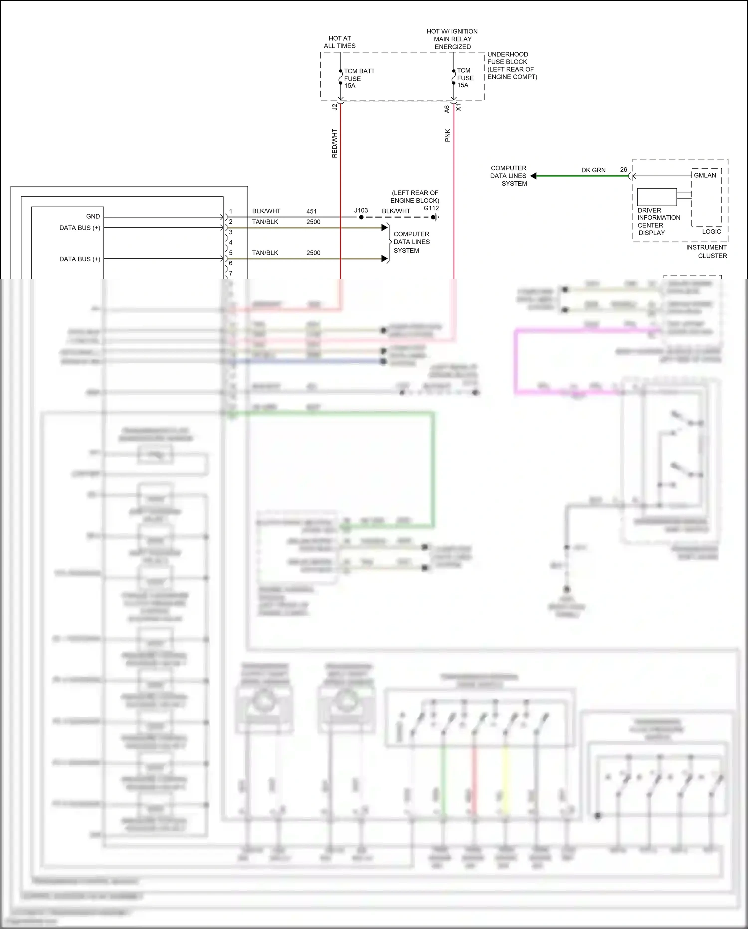 Wiring diagram low ref for Chevrolet Equinox II facelift (2015-2017) (33 of 43)