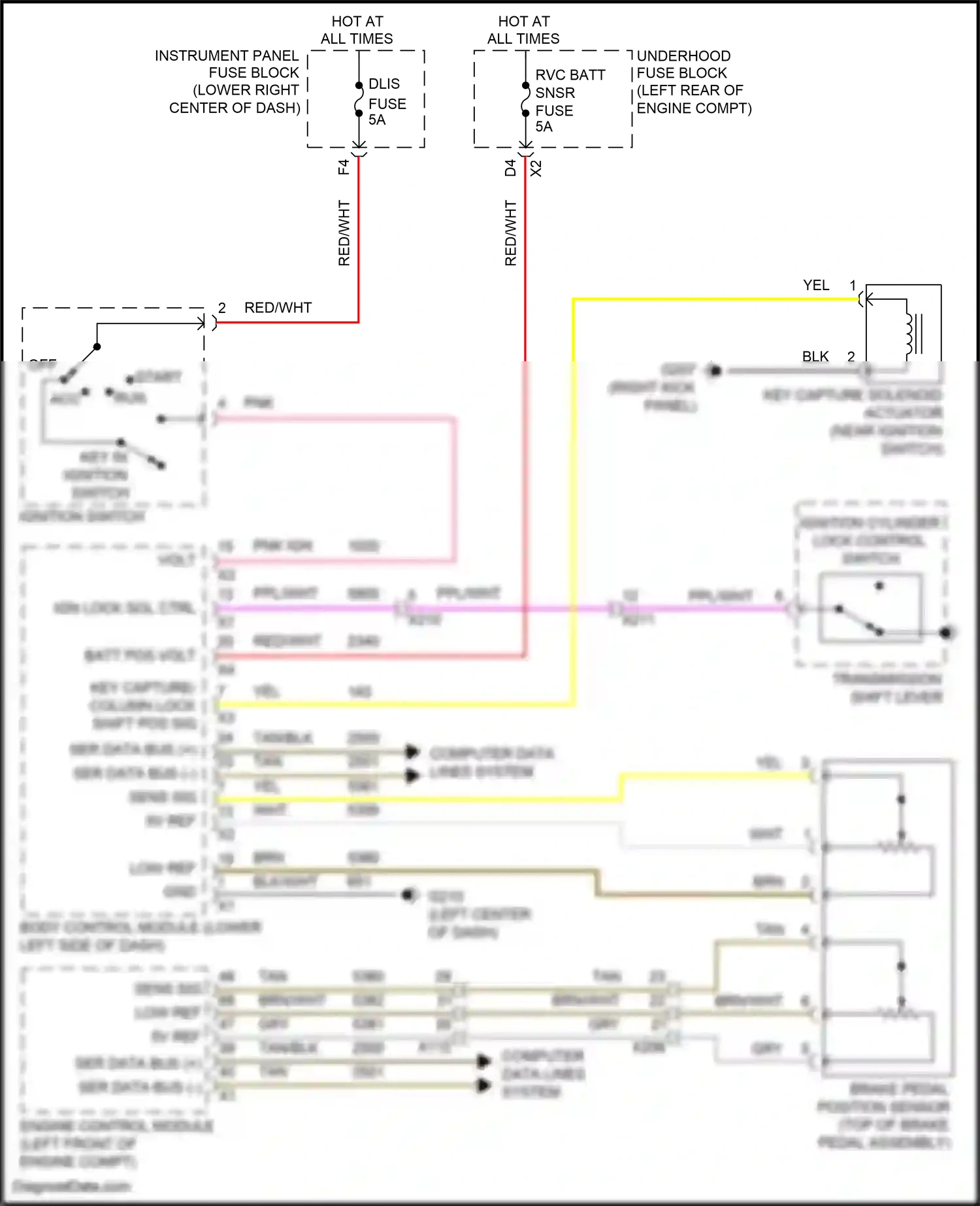 Wiring diagram low ref for Chevrolet Equinox II facelift (2015-2017) (7 of 43)