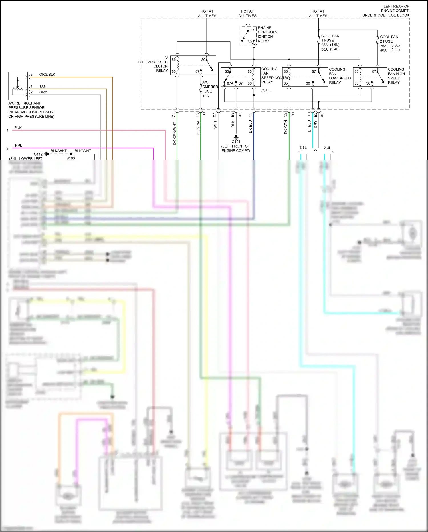 Wiring diagram low ref for Chevrolet Equinox II facelift (2015-2017) (2 of 43)